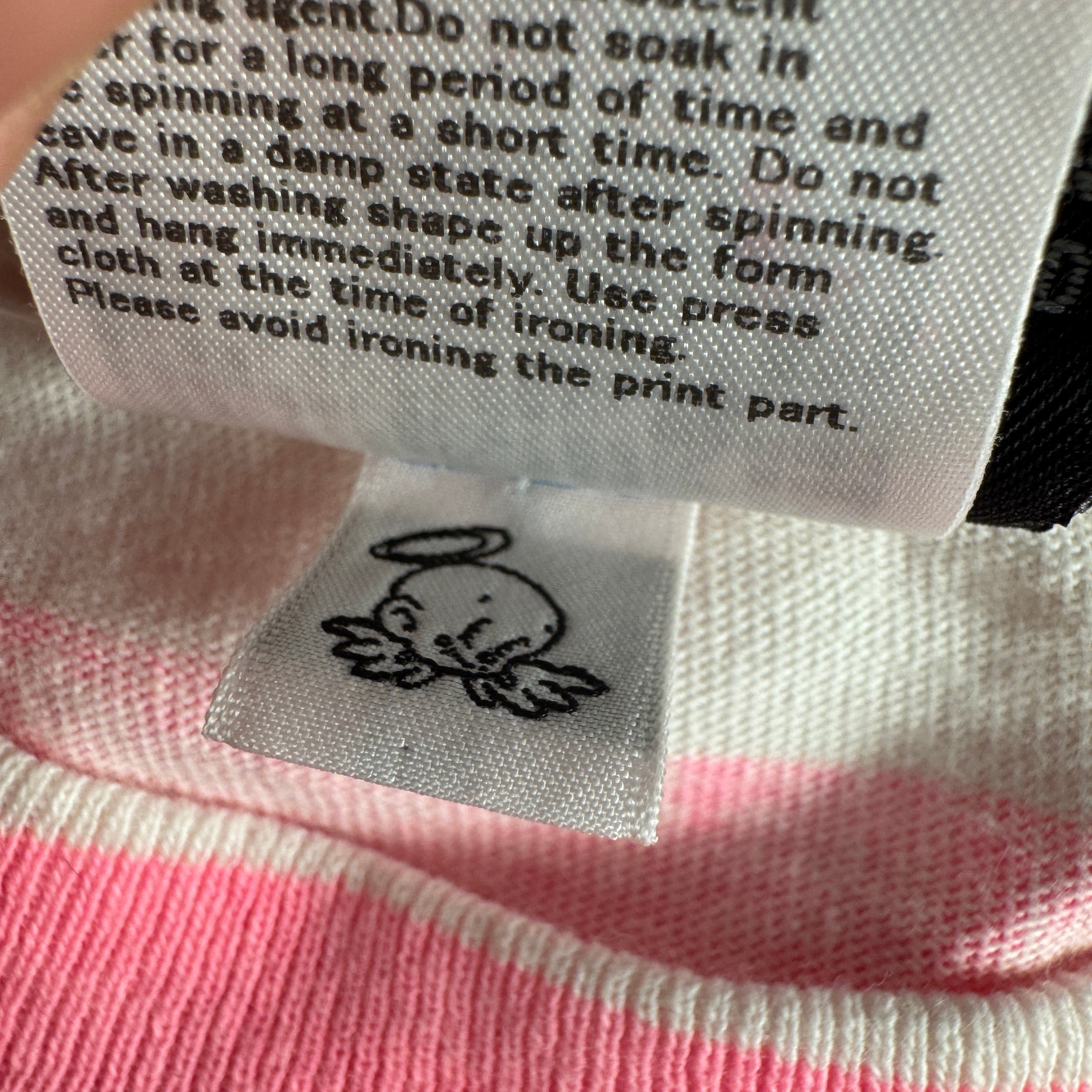 Saint-Mxxxxx x BAPE Genuine Nowhere Journey Pink White Tee (XXL)