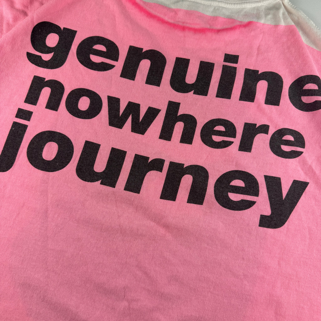 Saint-Mxxxxx x BAPE Genuine Nowhere Journey Pink White Tee (XXL)