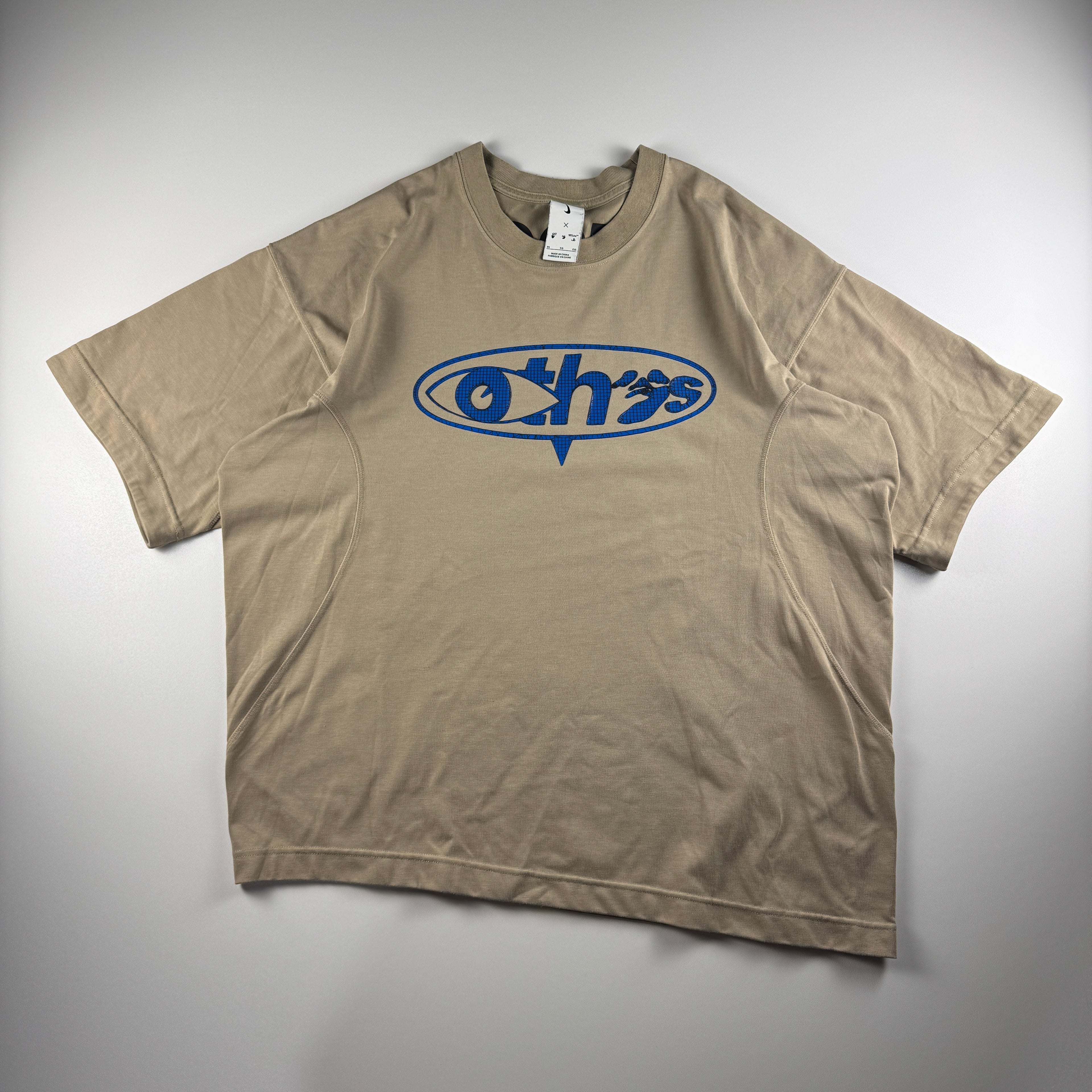 Nike x Off-White Oversized Beige Tee (XL)