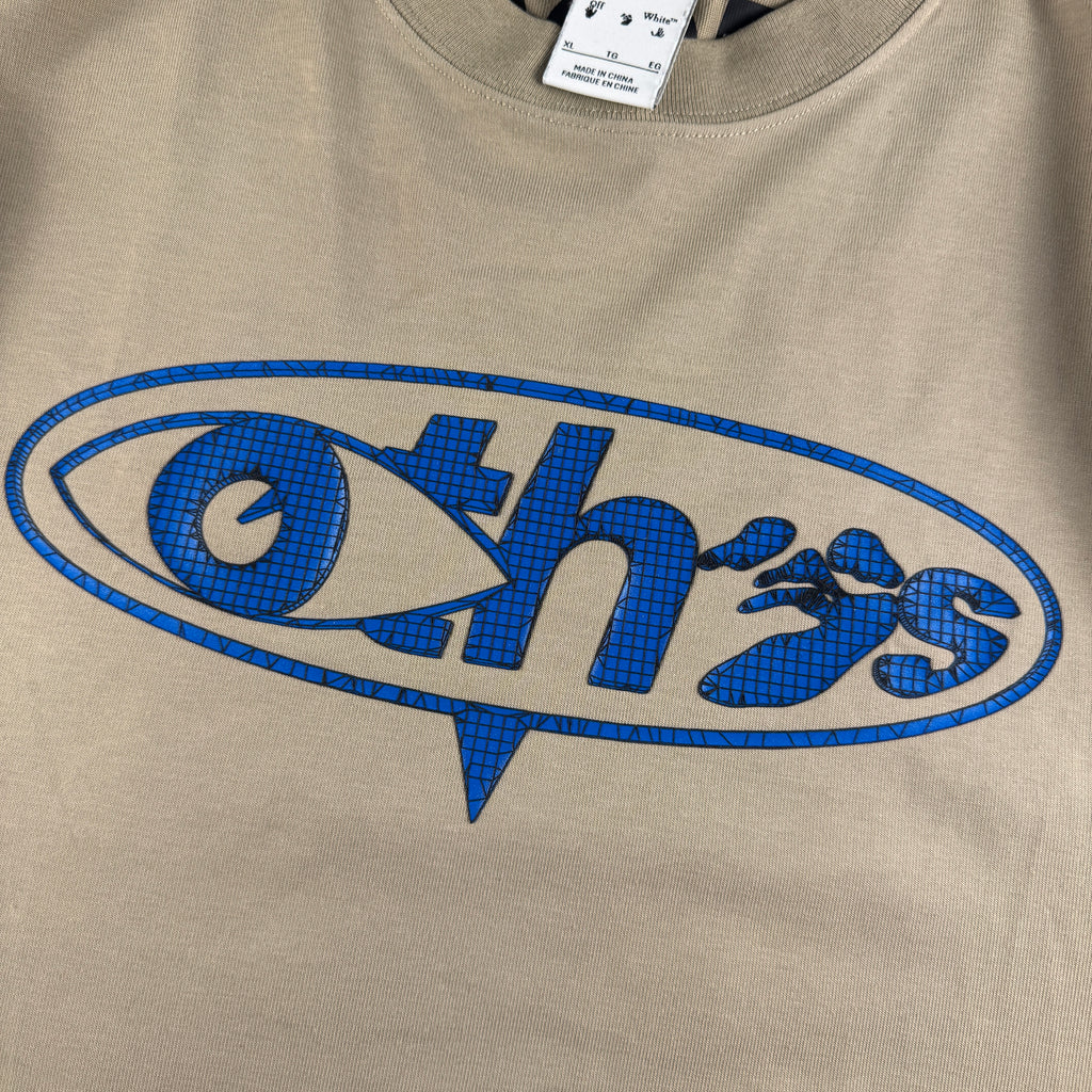 Nike x Off-White Oversized Beige Tee (XL)