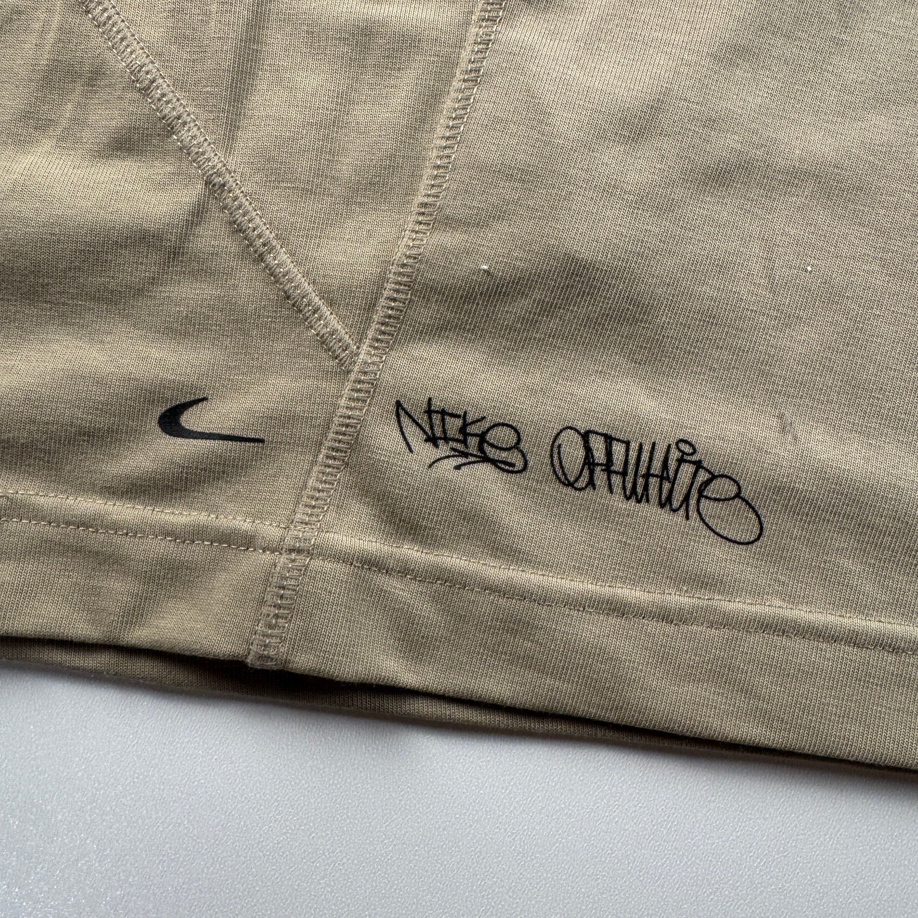 Nike x Off-White Oversized Beige Tee (XL)