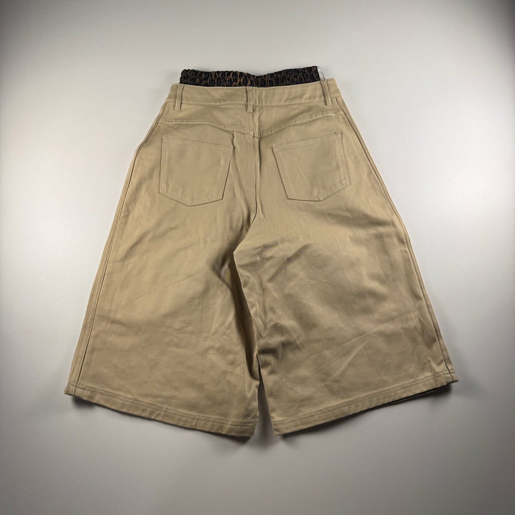 Adidas Firebird Utility Beige Shorts (M)