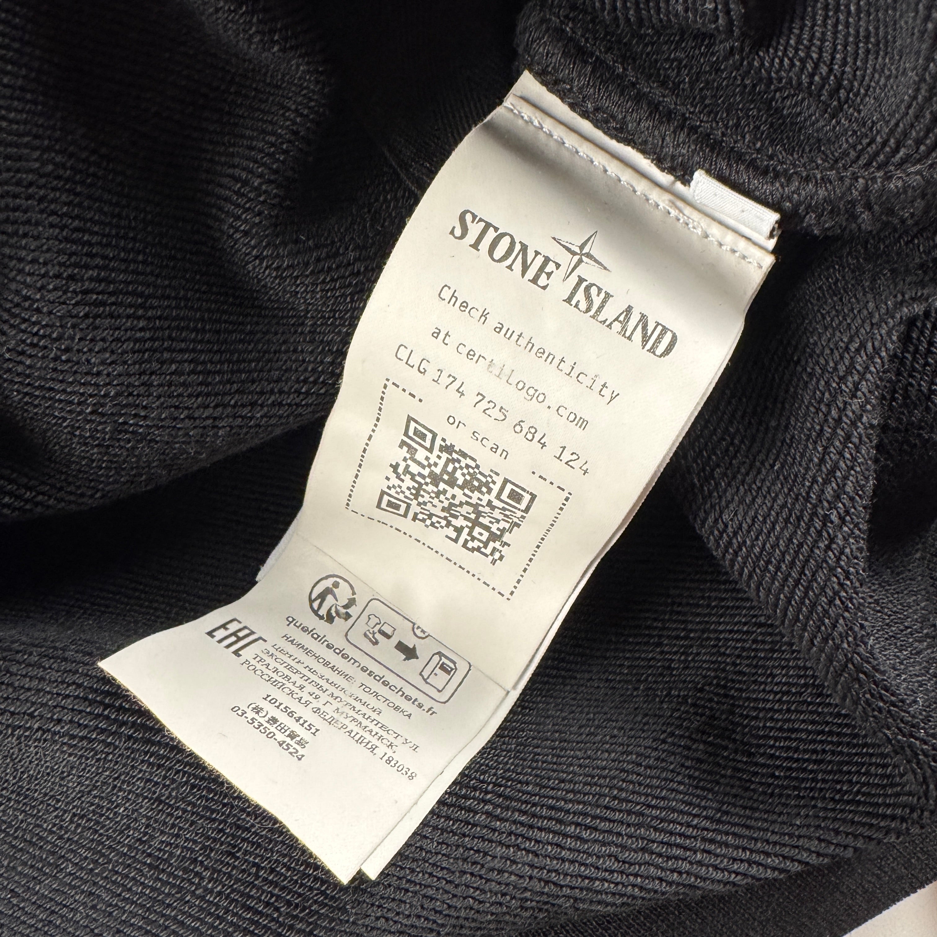 Stone Island Black Hoodie (L)