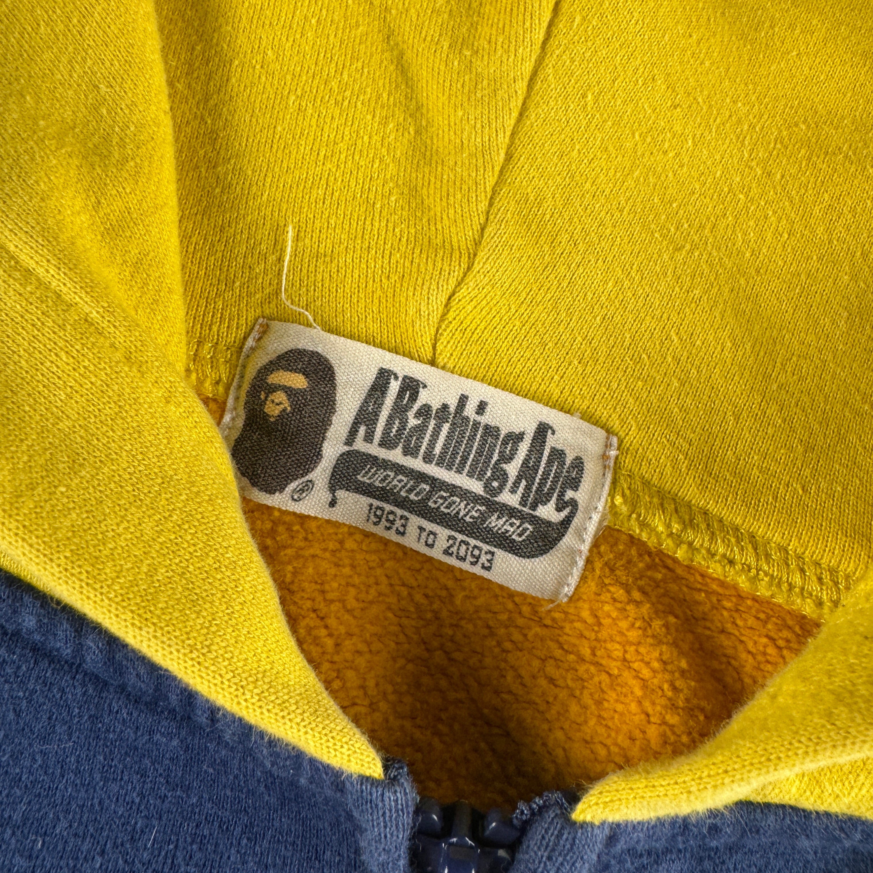 BAPE Baby Milo “BM” Color Block Zip Hoodie (S)