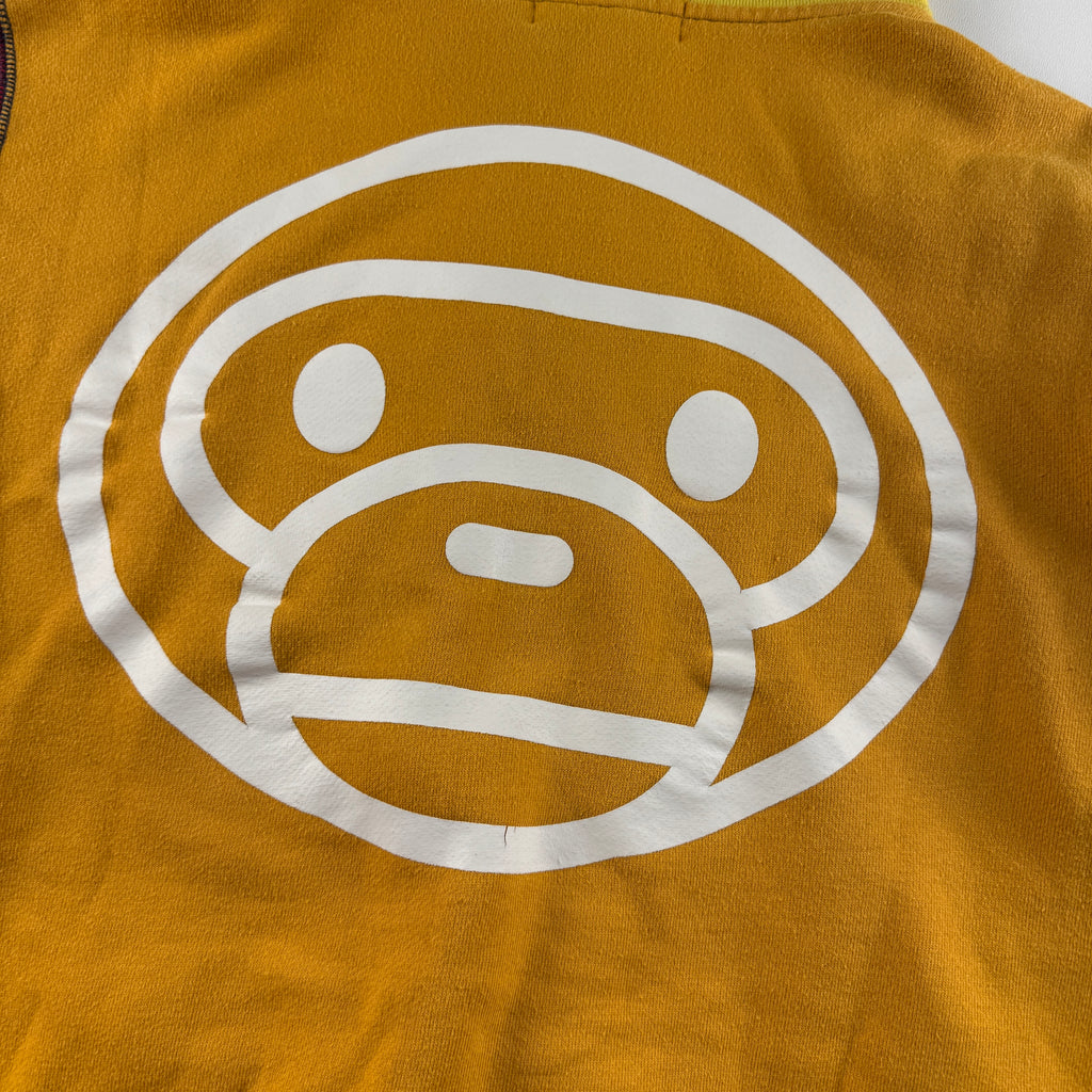 BAPE Baby Milo "BM" Color Block Zip Hoodie (S)