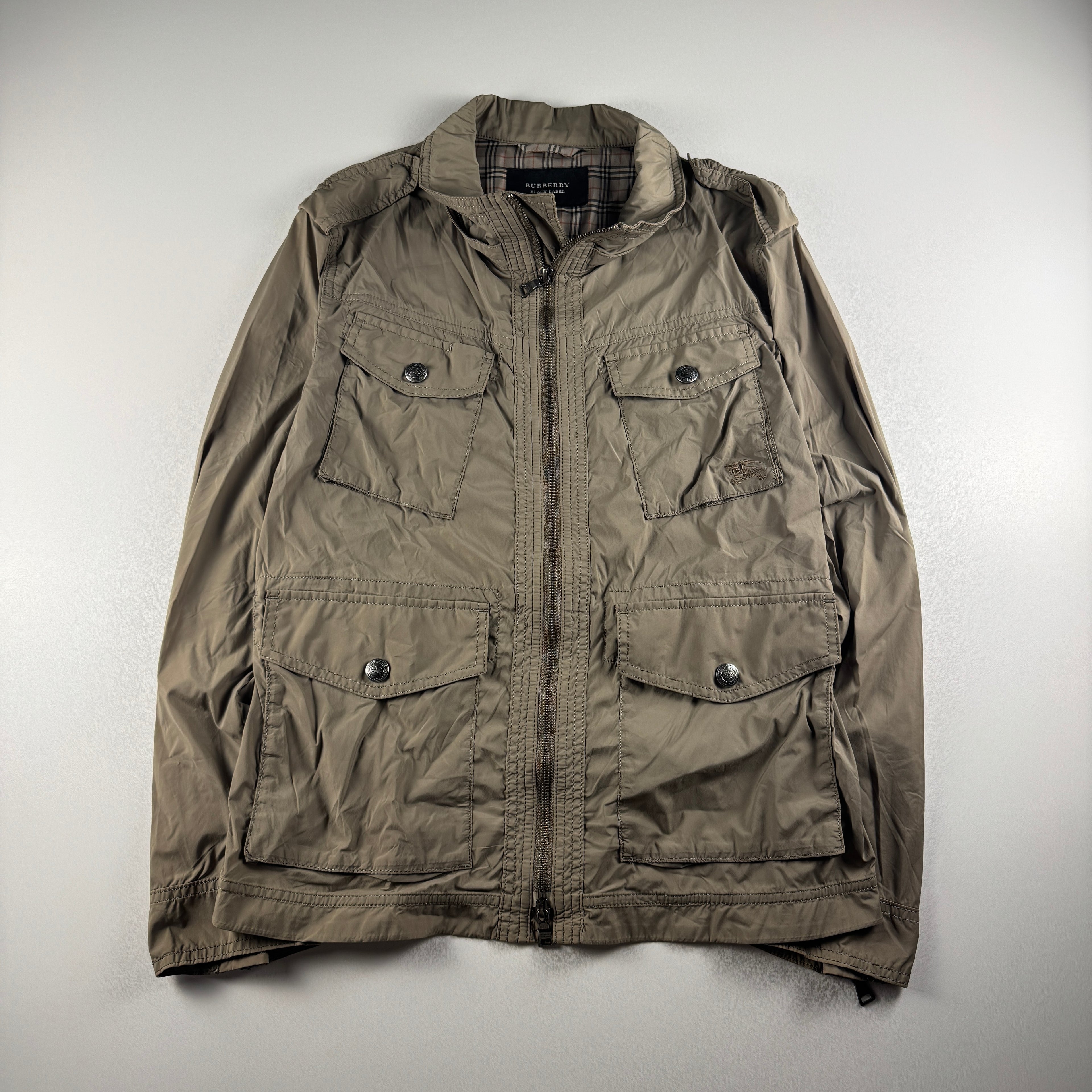Burberry Black Label Green Nylon Jacket (M)