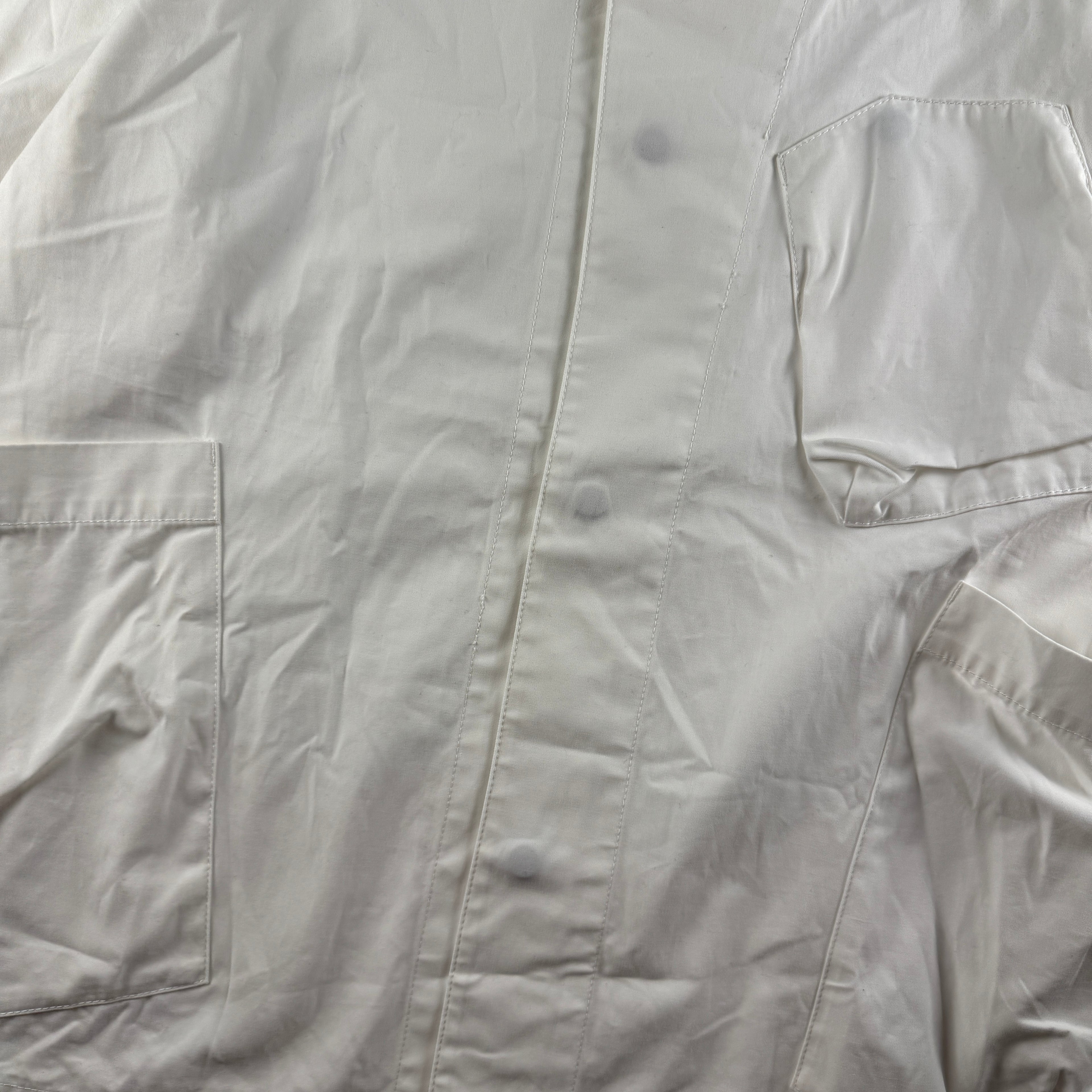 Number Nine Multi-Pocket White Short Sleeve Shirt (3 / L)
