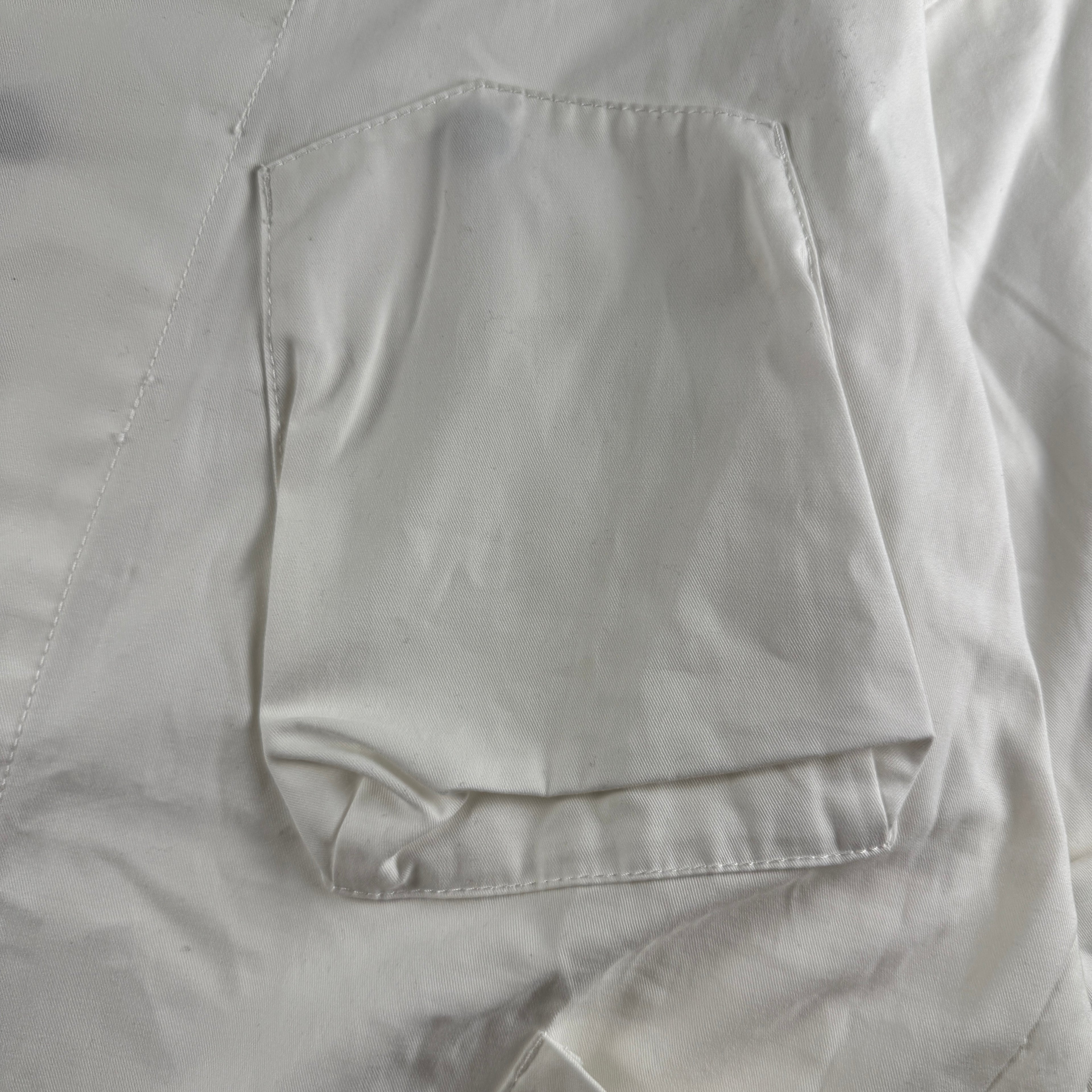 Number Nine Multi-Pocket White Short Sleeve Shirt (3 / L)