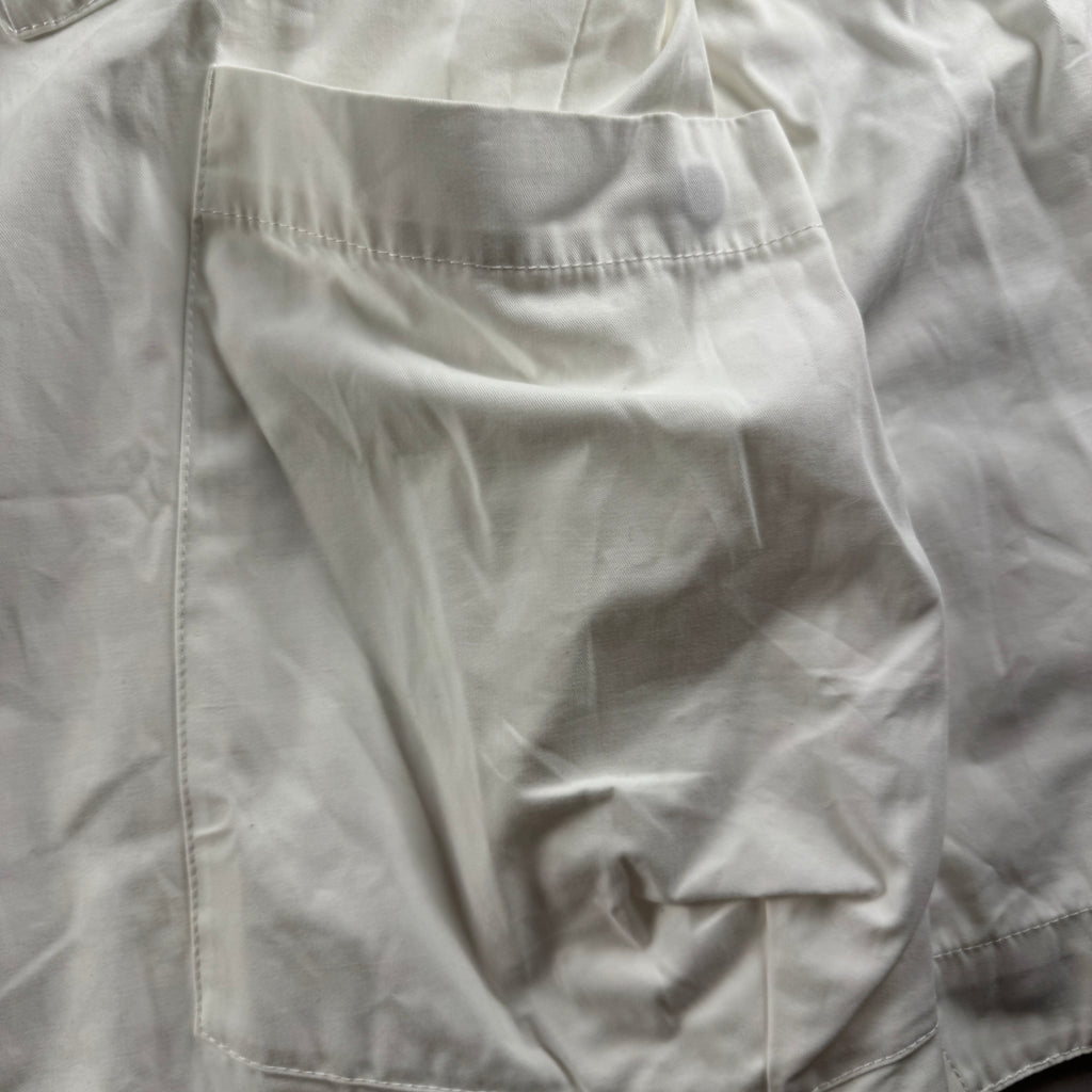 Number Nine Multi-Pocket White Short Sleeve Shirt (3 / L)