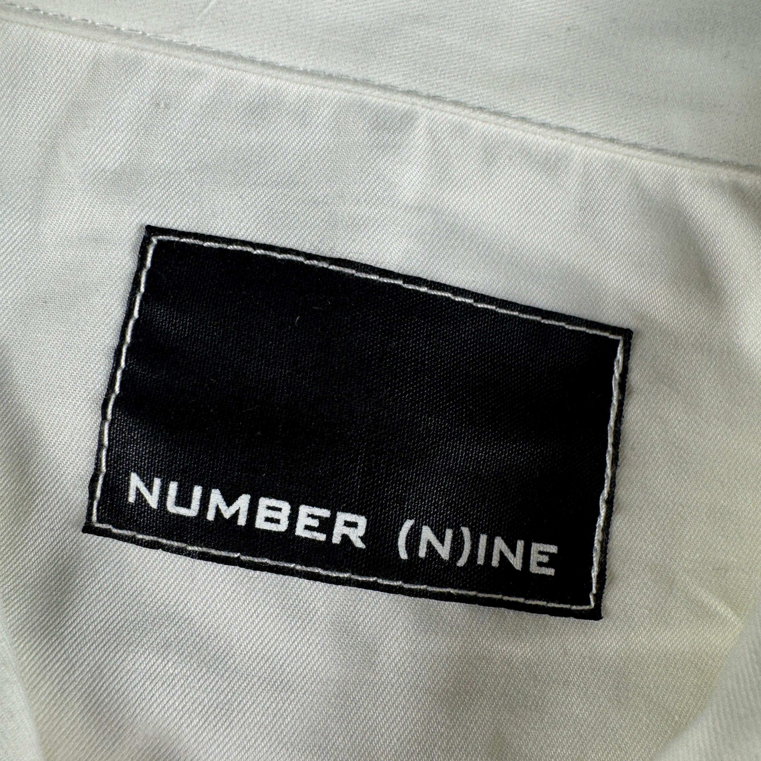 Number Nine Multi-Pocket White Short Sleeve Shirt (3 / L)