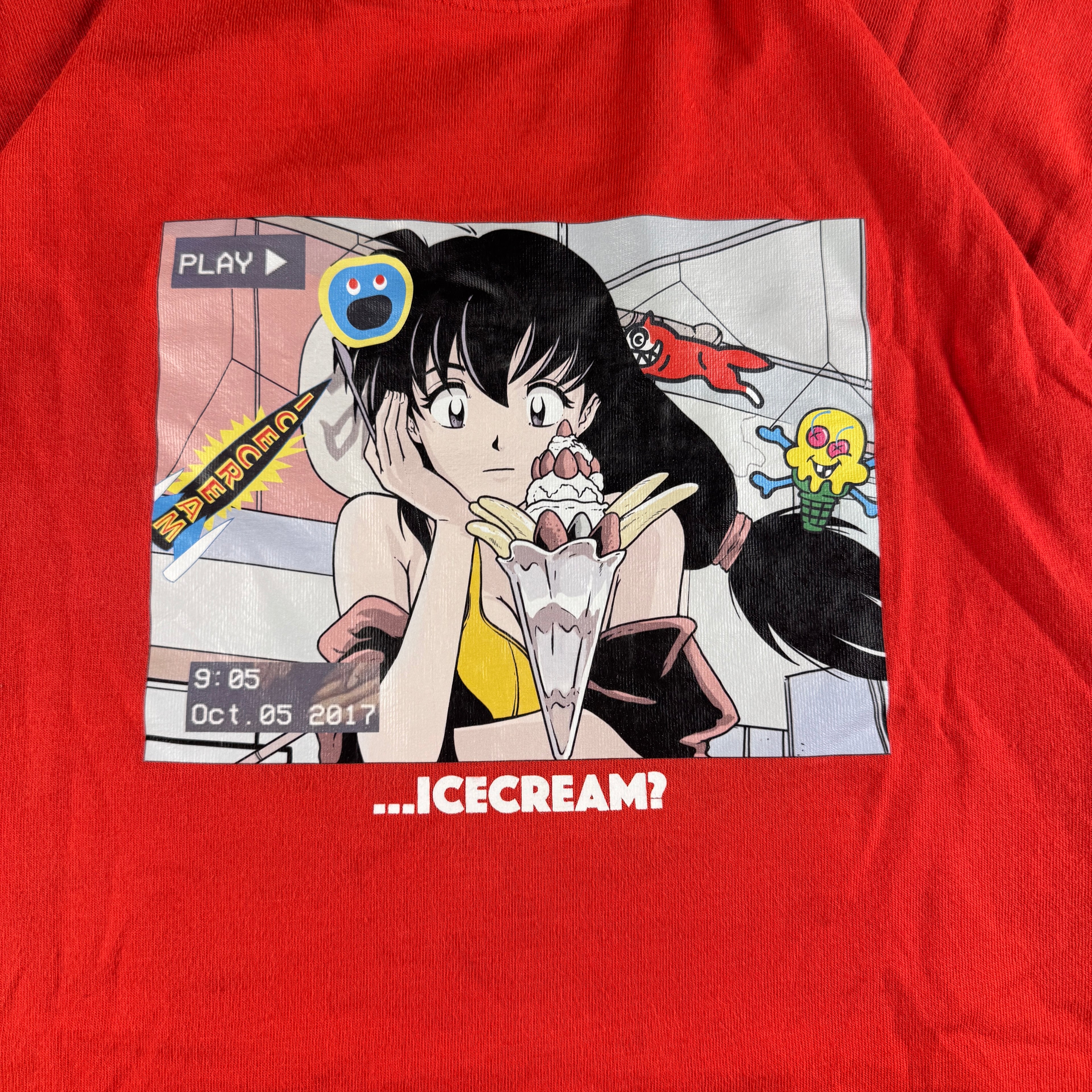 Ice Cream Again Red Tee (S)