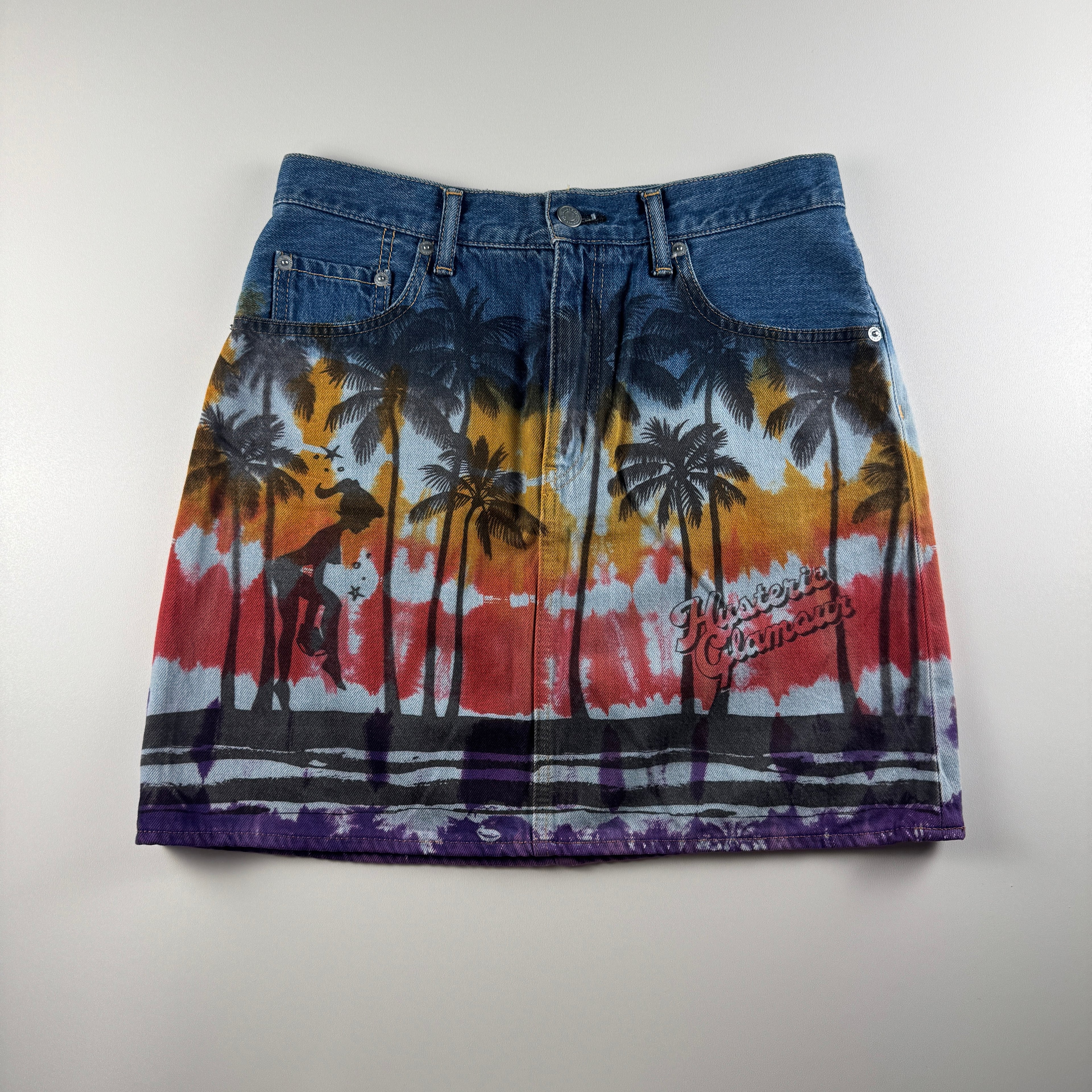 Hysteric Glamour Tie-dye Mini Skirt Kinky (27)