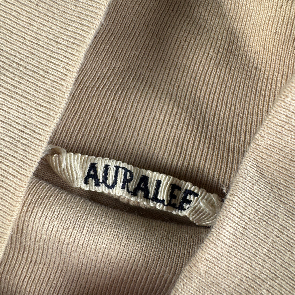 Auralee Turtleneck Super High Gauge Beige Knitted Sweater (3 - L)