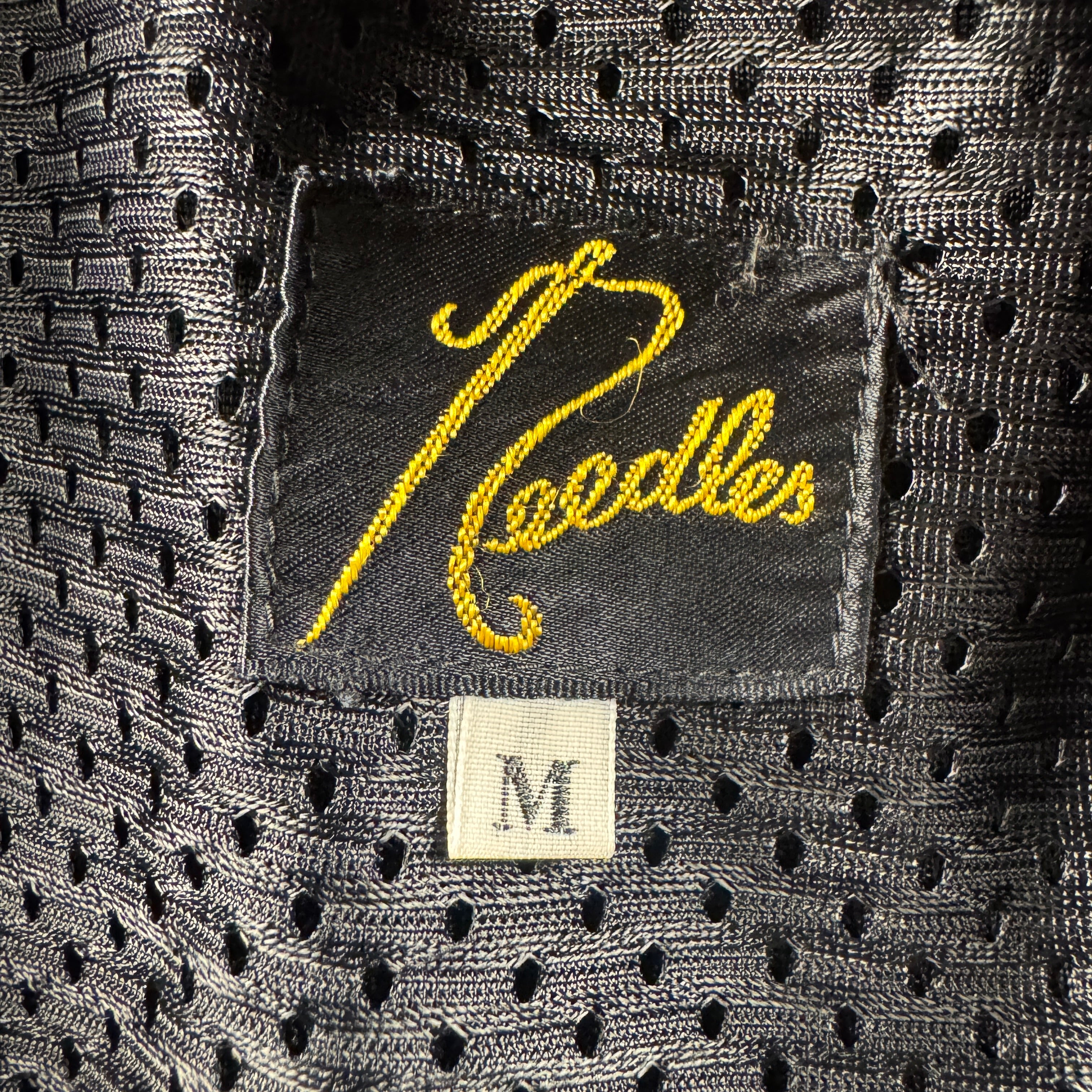 Needles Black Blue Line Track Pants (M)