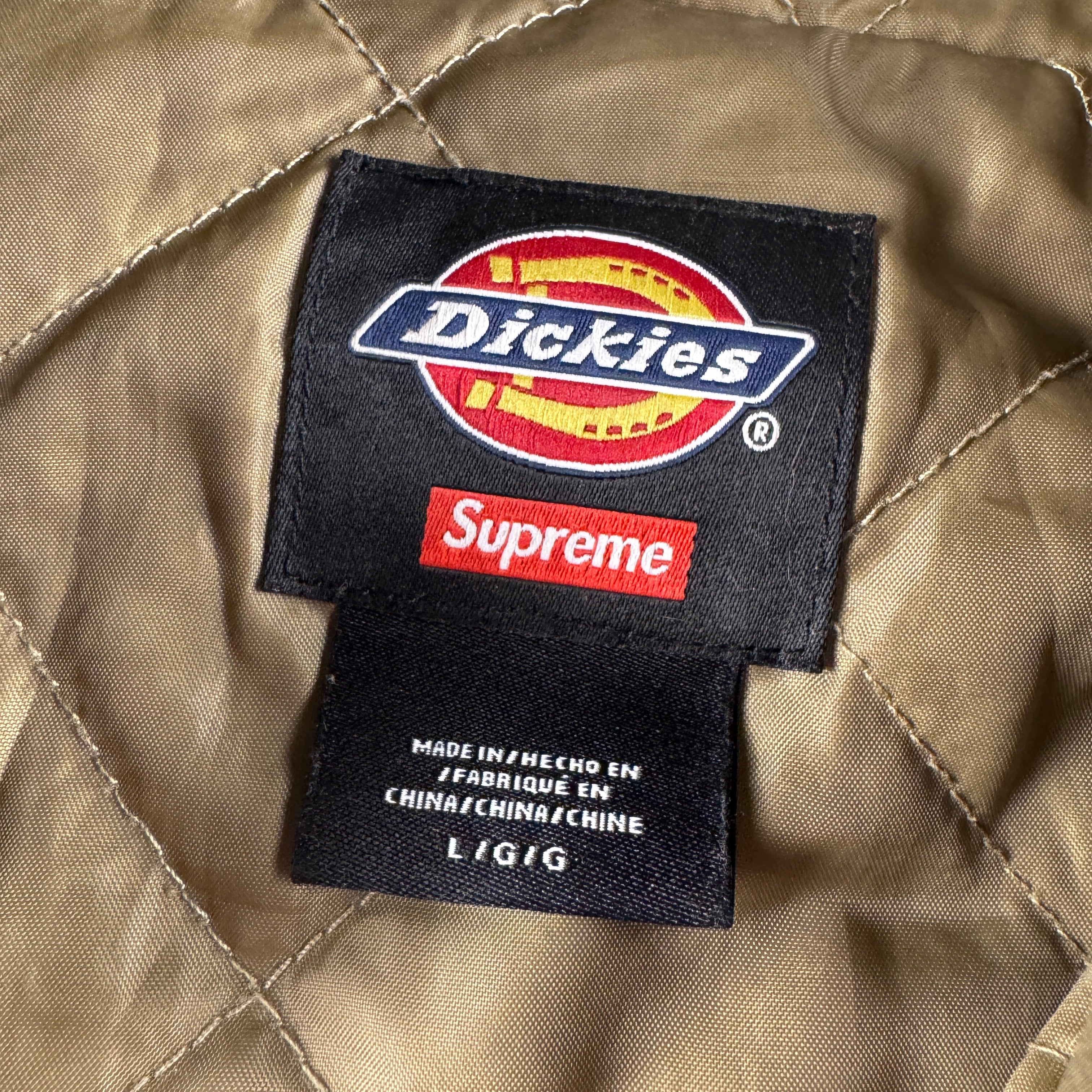 Supreme x Dickies Camo Quilted Jacket (L)
