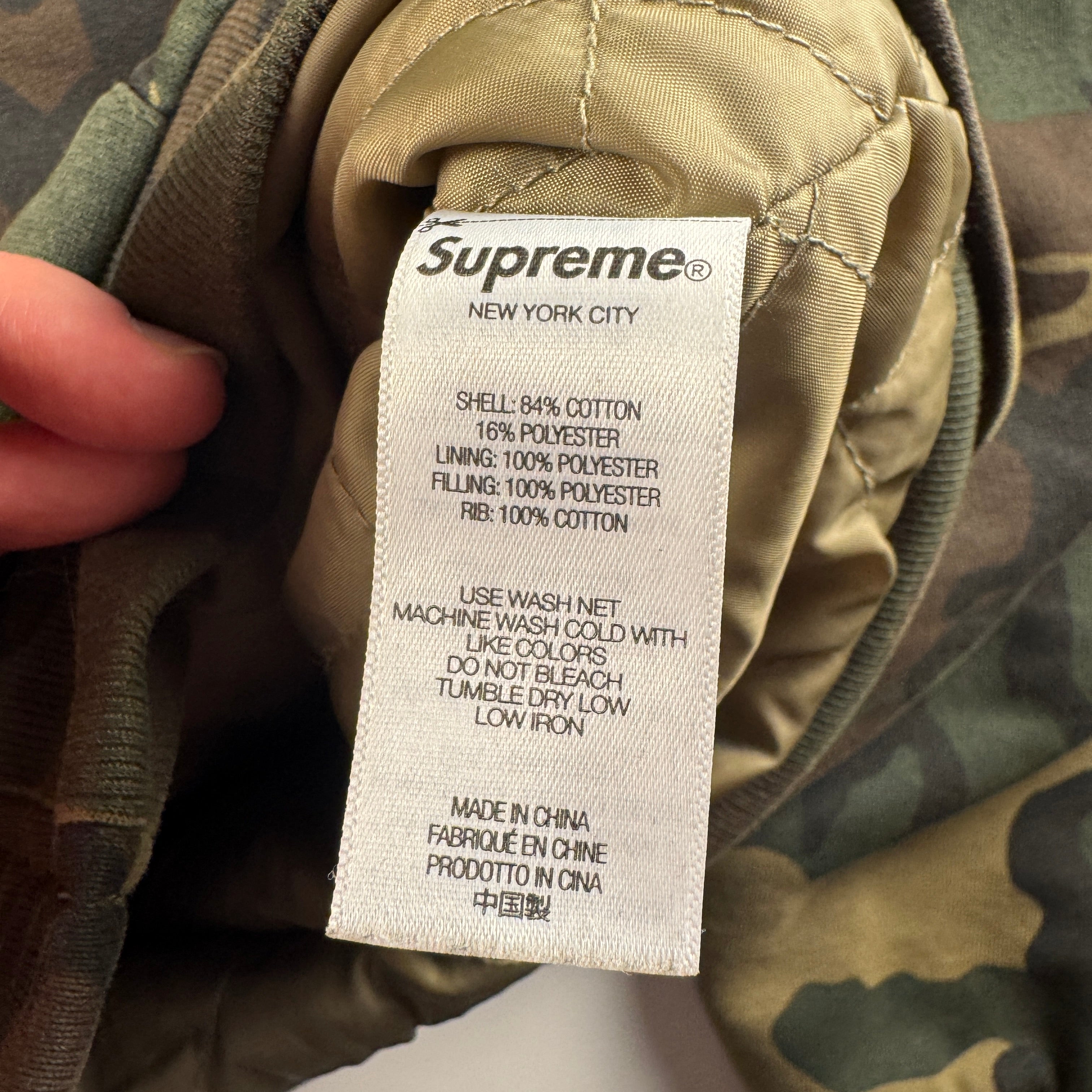 Supreme x Dickies Camo Quilted Jacket (L)