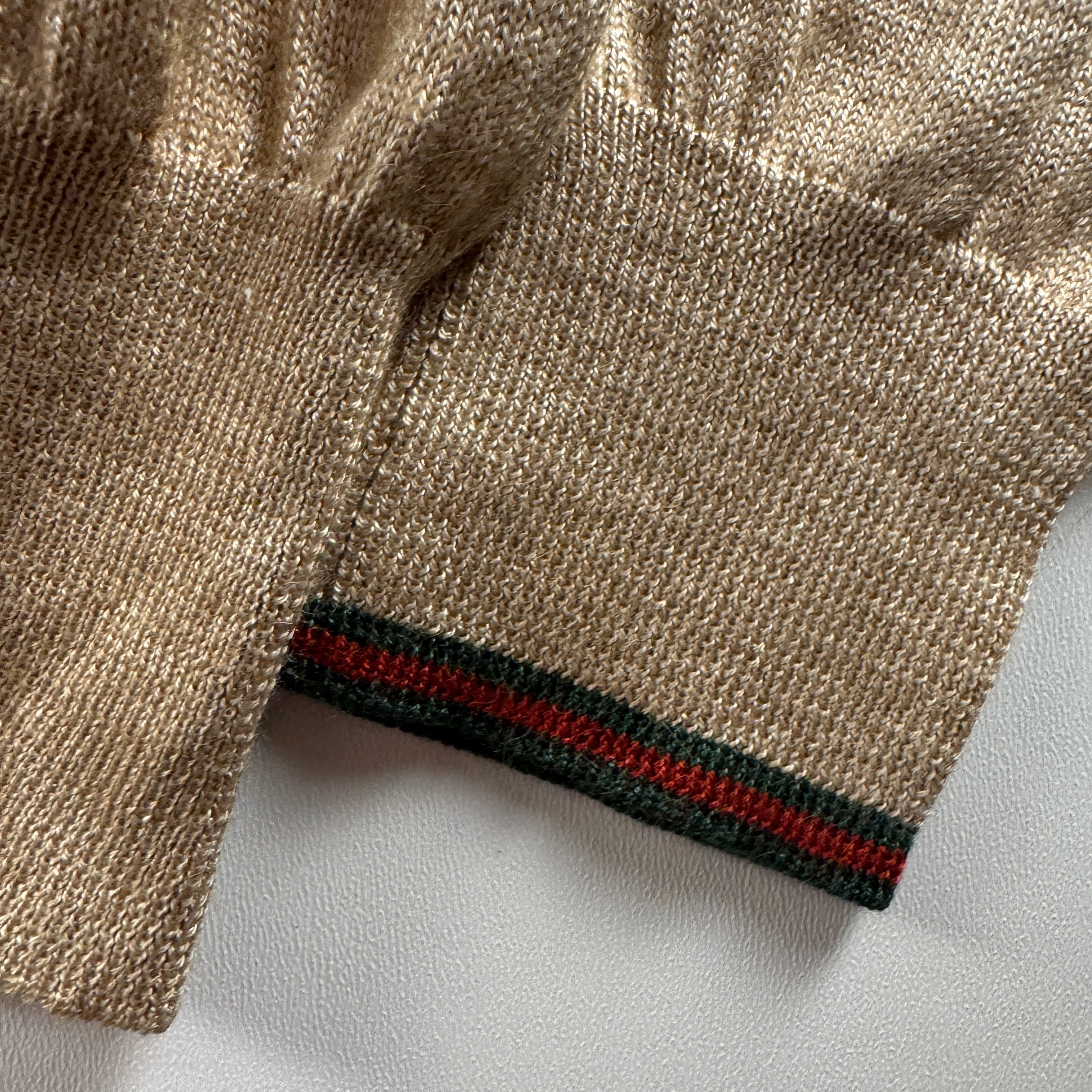 Gucci Vintage Brown Knitted High Gauge Sweater (L)