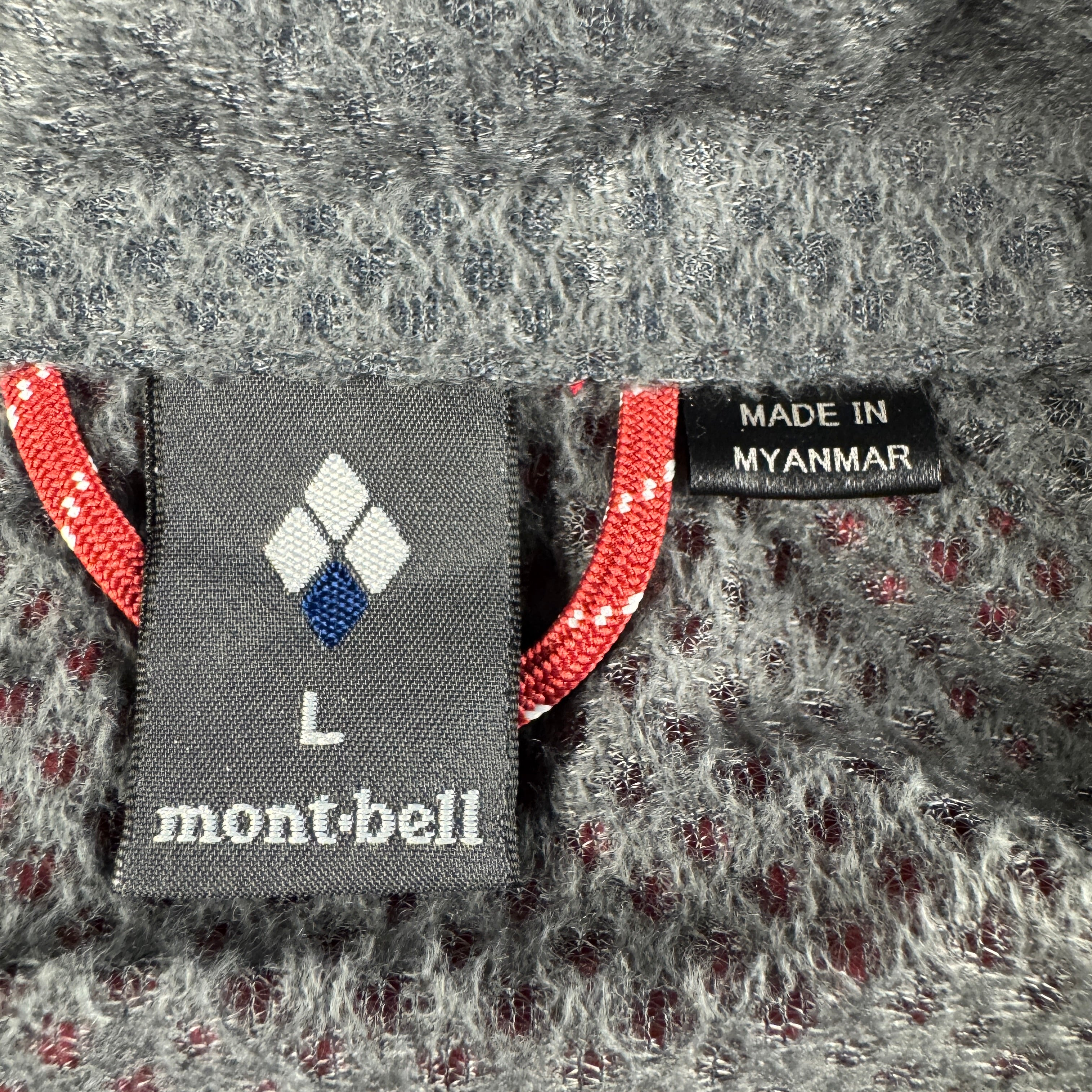 Montbell Red Climaplus Mesh Jacket (L)