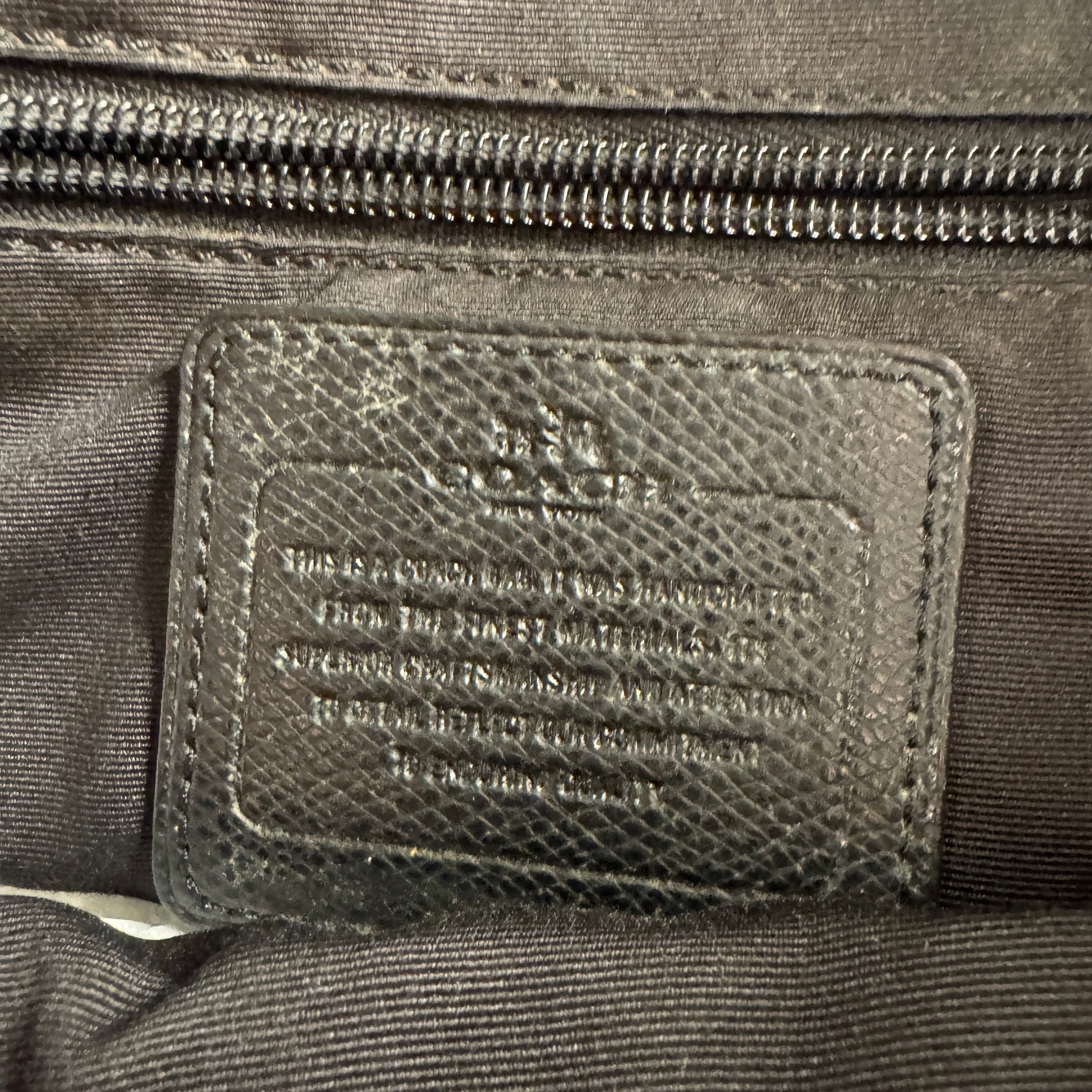 Coach Signature City Zip Cabas Bag