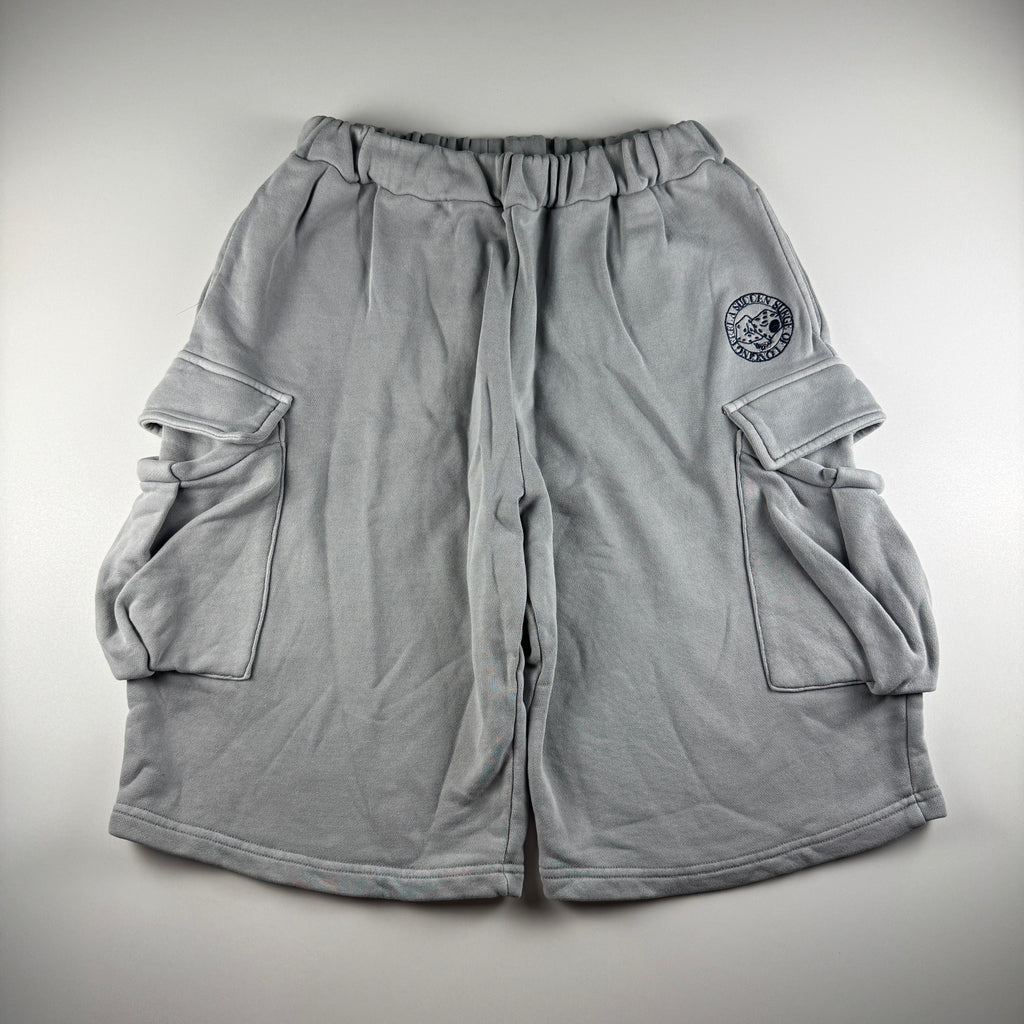 Younger Song Cargo Sweat Shorts Grey (M)