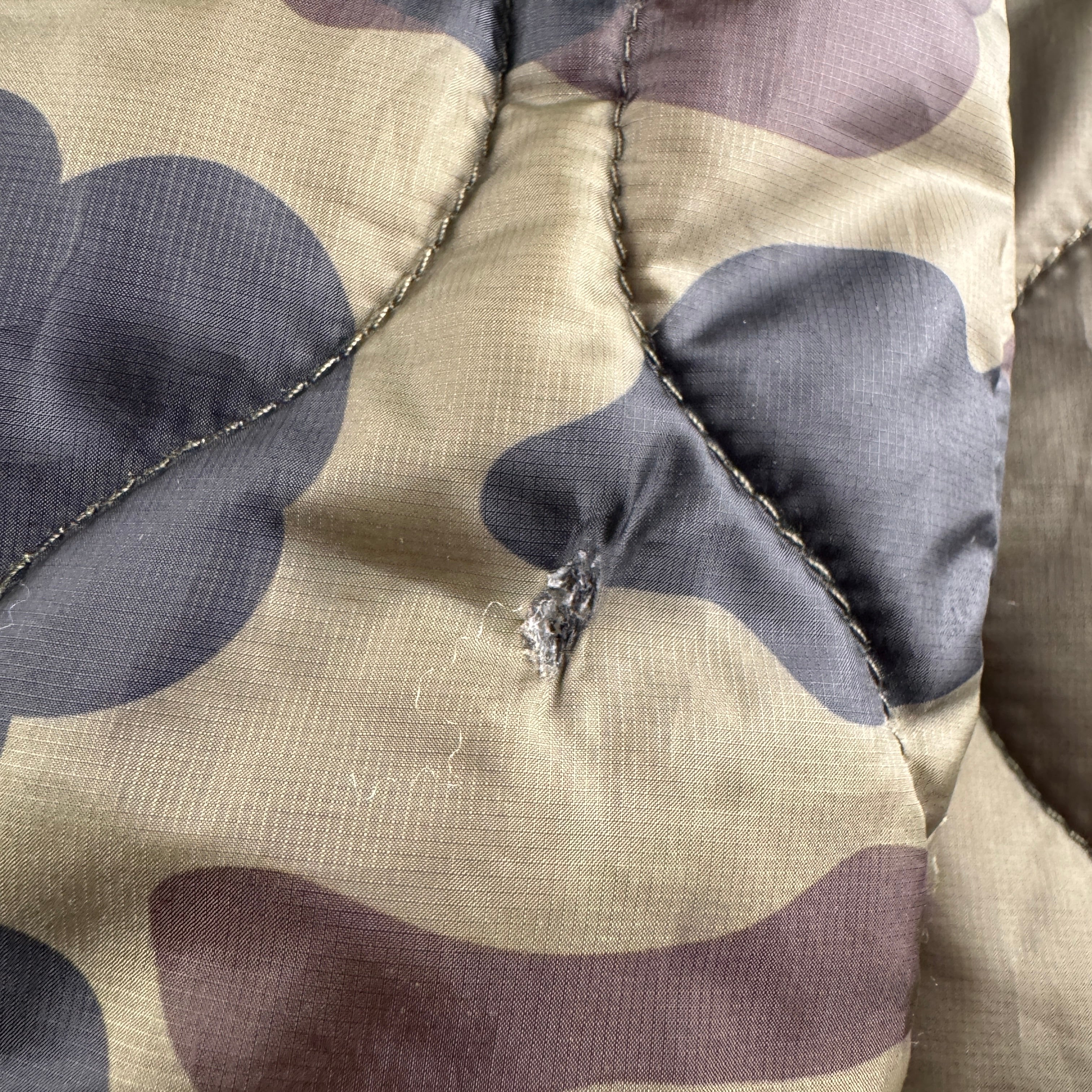 BAPE Green Camo Quilted Jacket (M)
