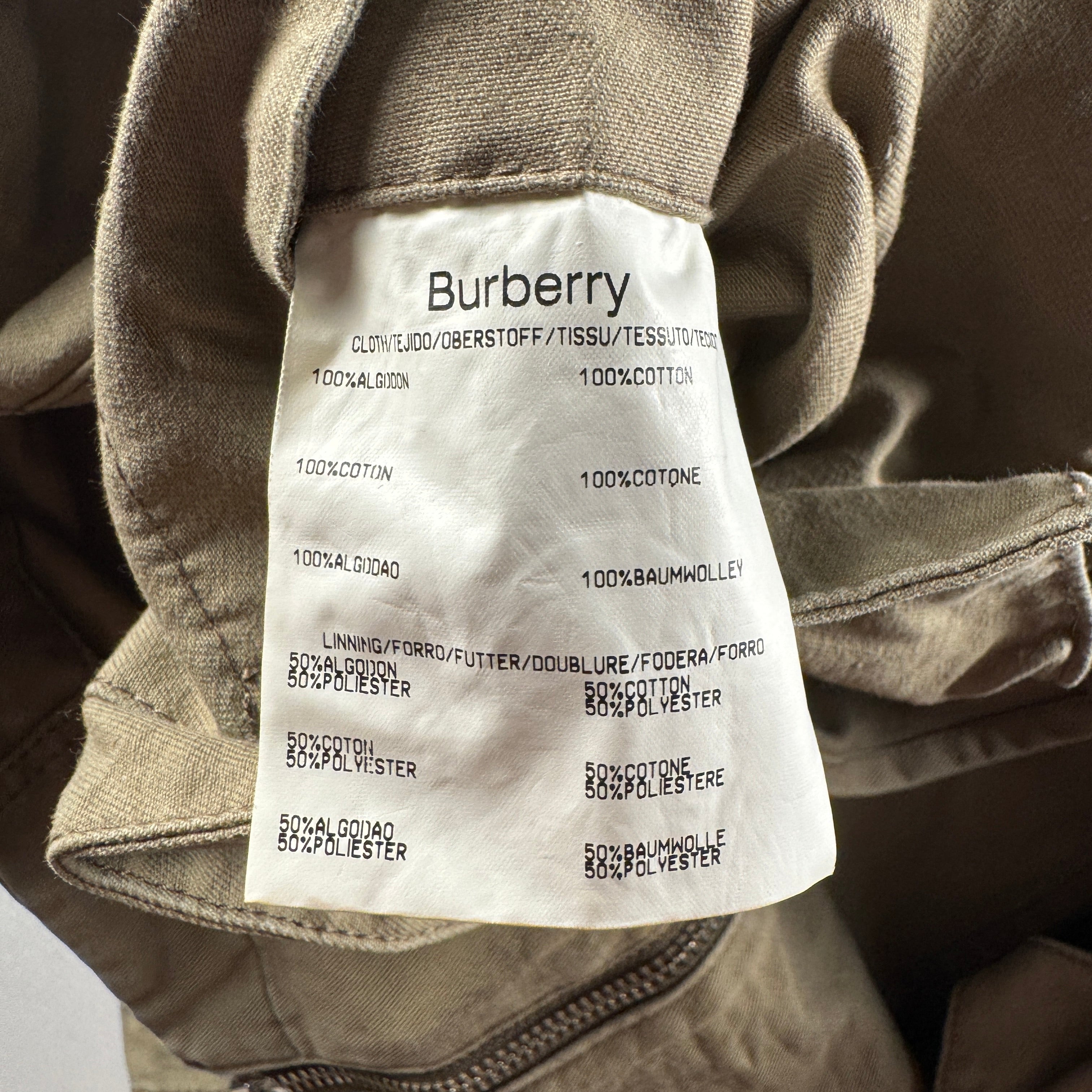 Burberry Beige Zip Jacket (L)
