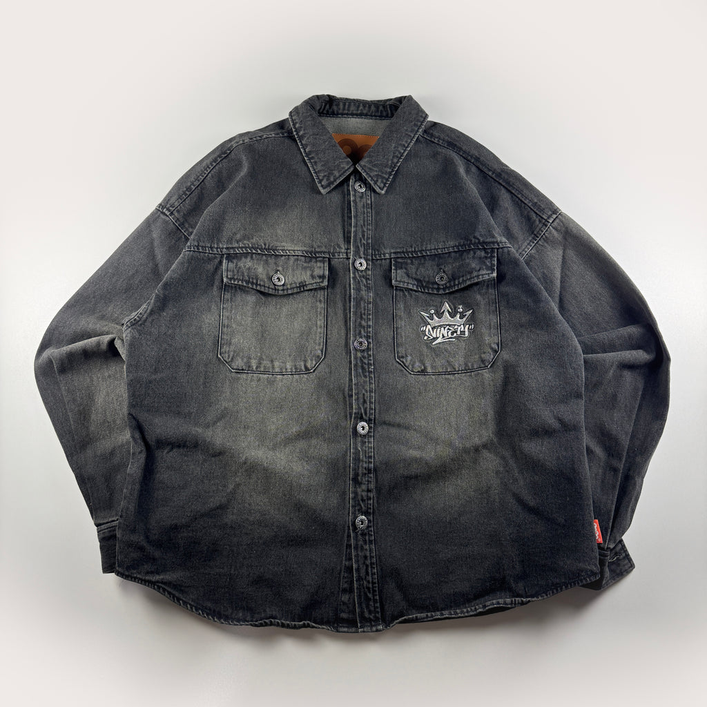 9090 Washed Denim Jacket (L)