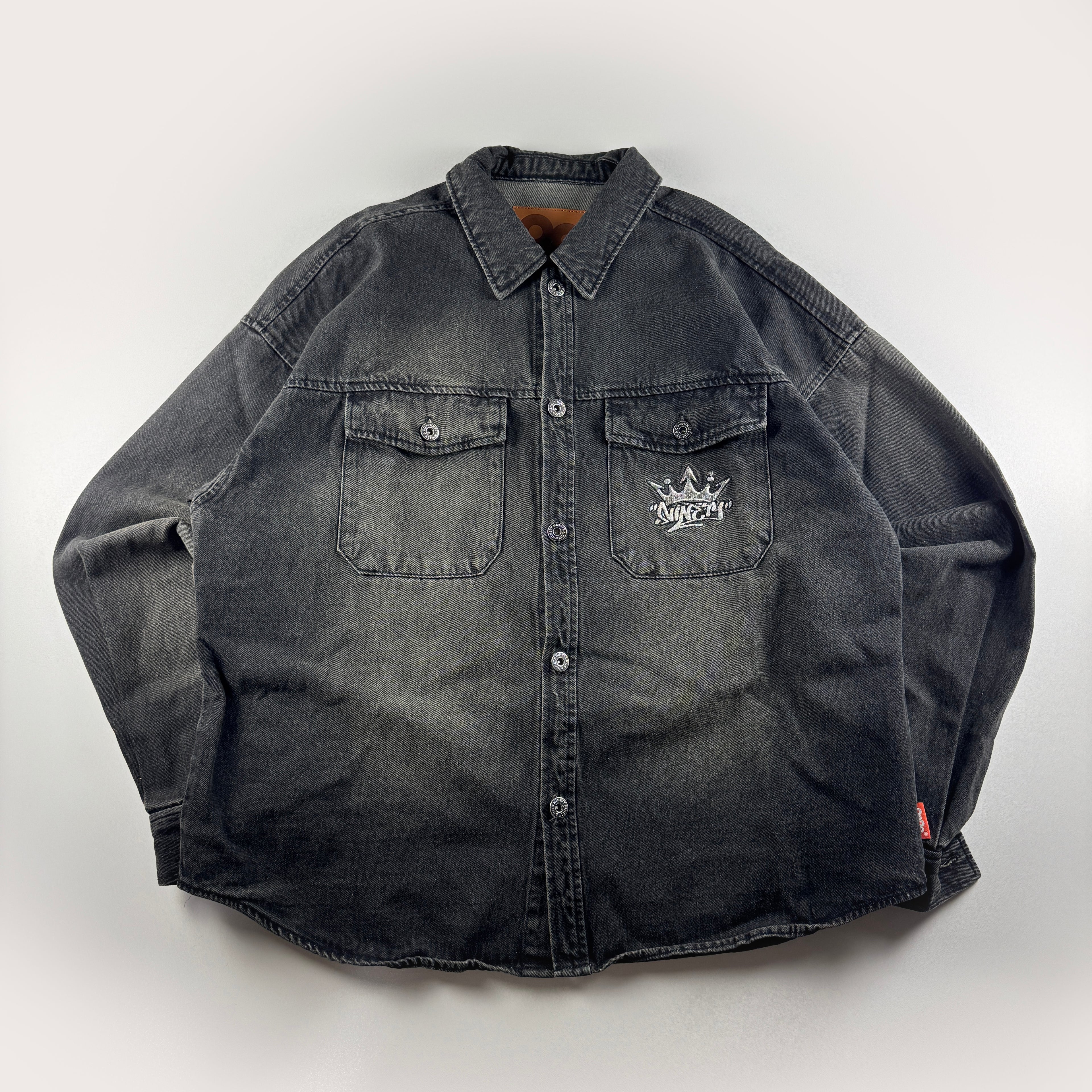 9090 Washed Denim Jacket (L)