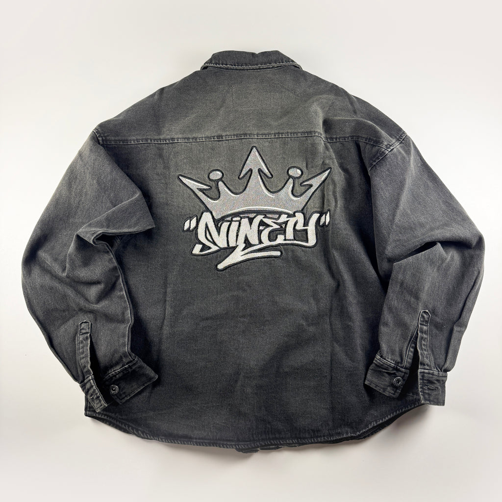 9090 Washed Denim Jacket (L)