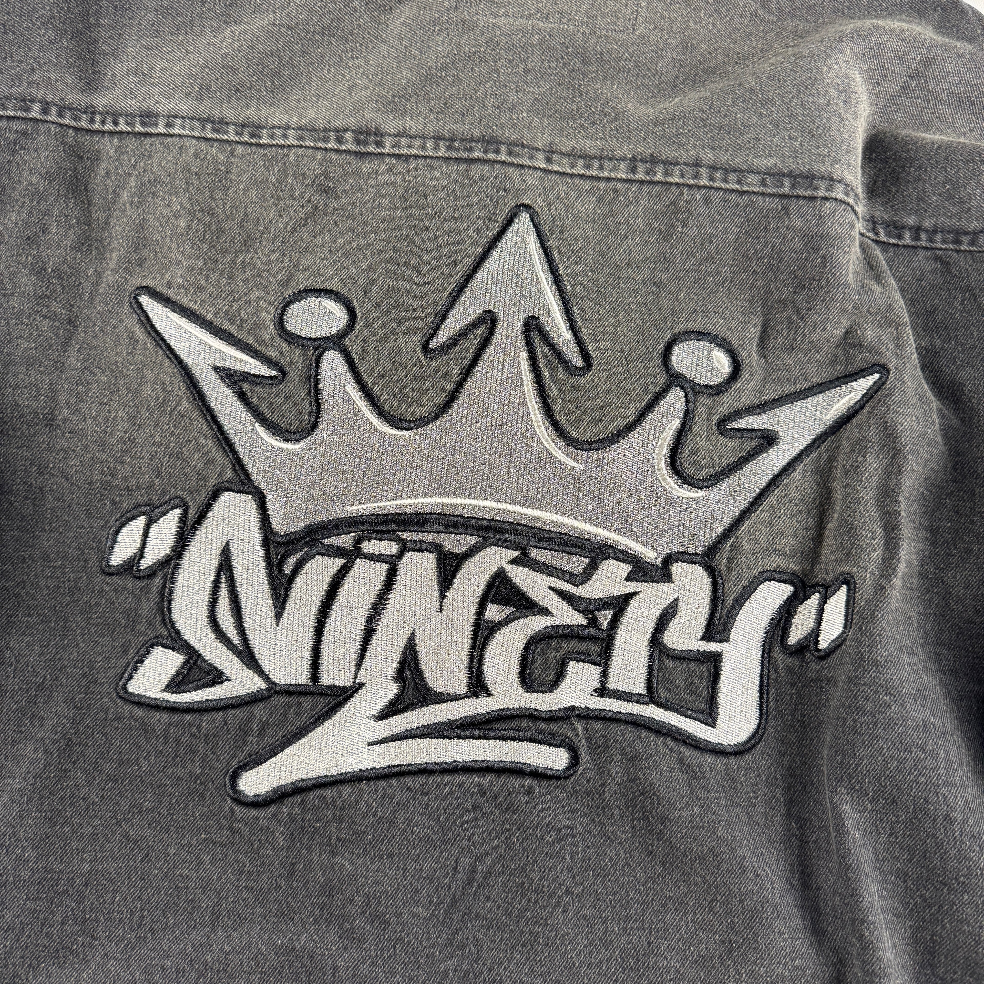 9090 Washed Denim Jacket (L)