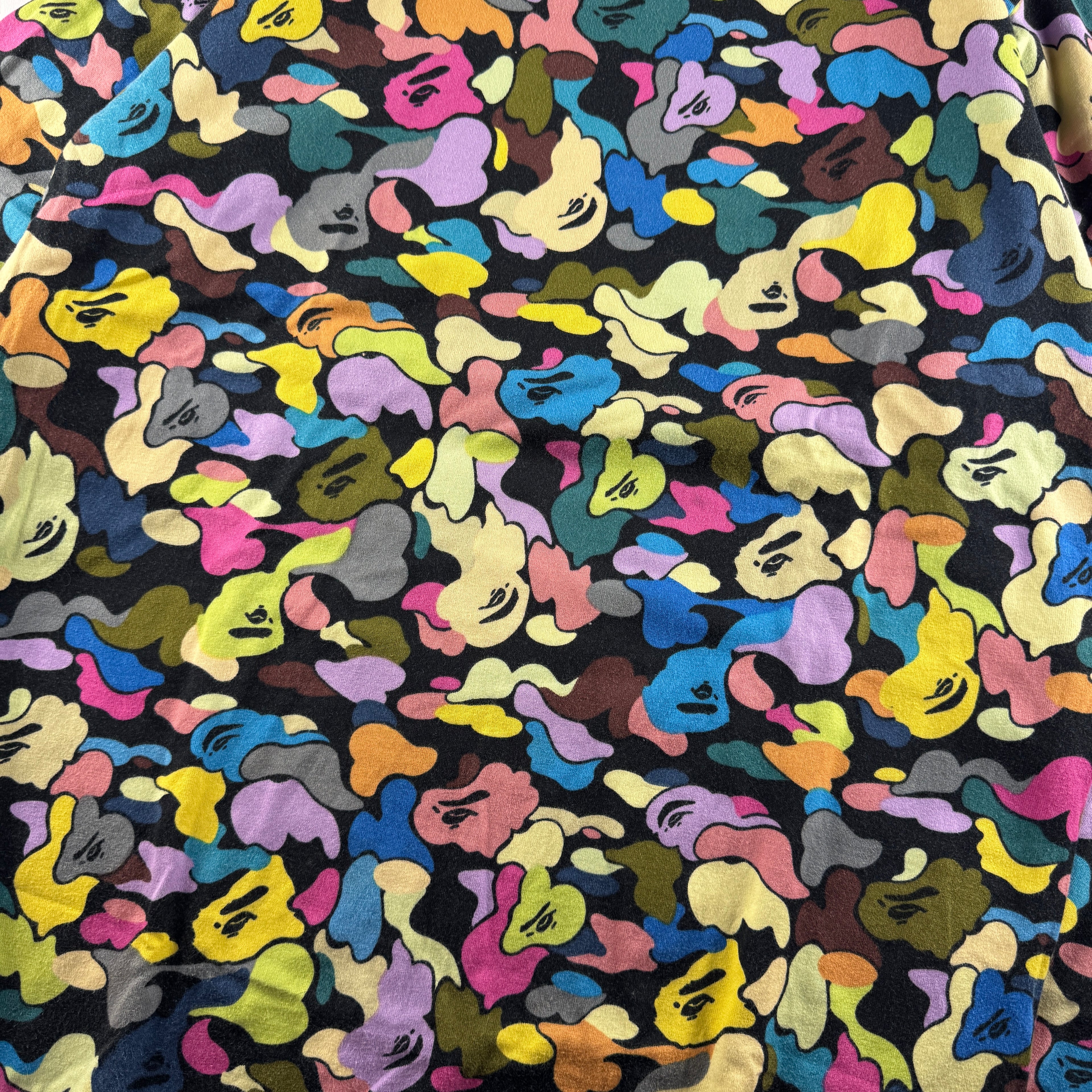 BAPE Multi Camo Reversible L/S Tee (M)