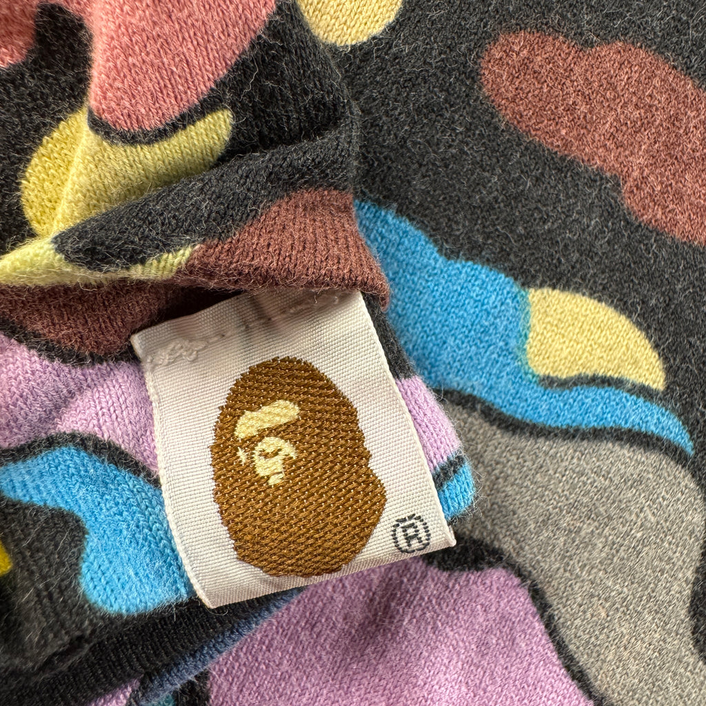 BAPE Multi Camo Reversible L/S Tee (M)