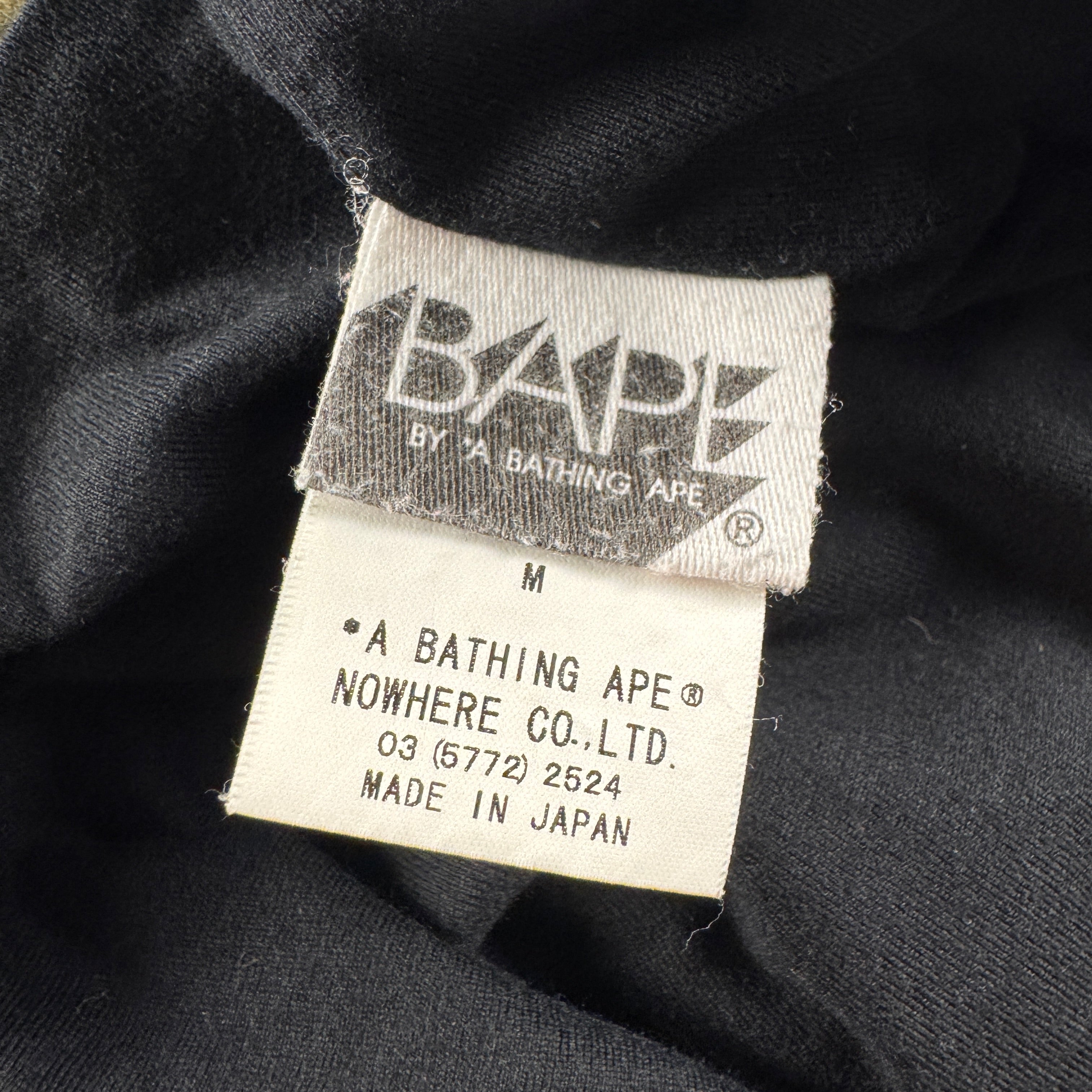 BAPE Multi Camo Reversible L/S Tee (M)
