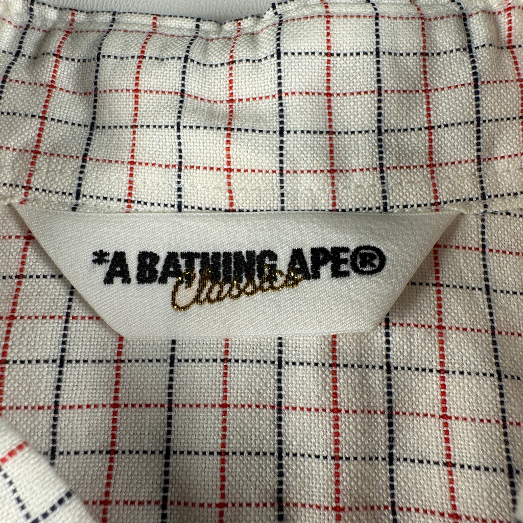 BAPE Short Sleeve Checkered Shirt (S)