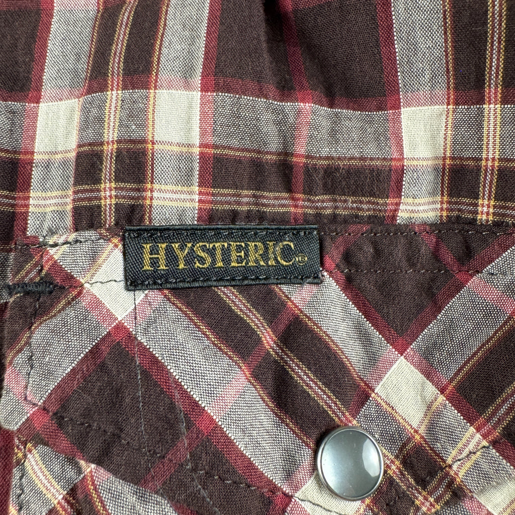 Hysteric Glamour Plaid Western L/S Shirt (M)