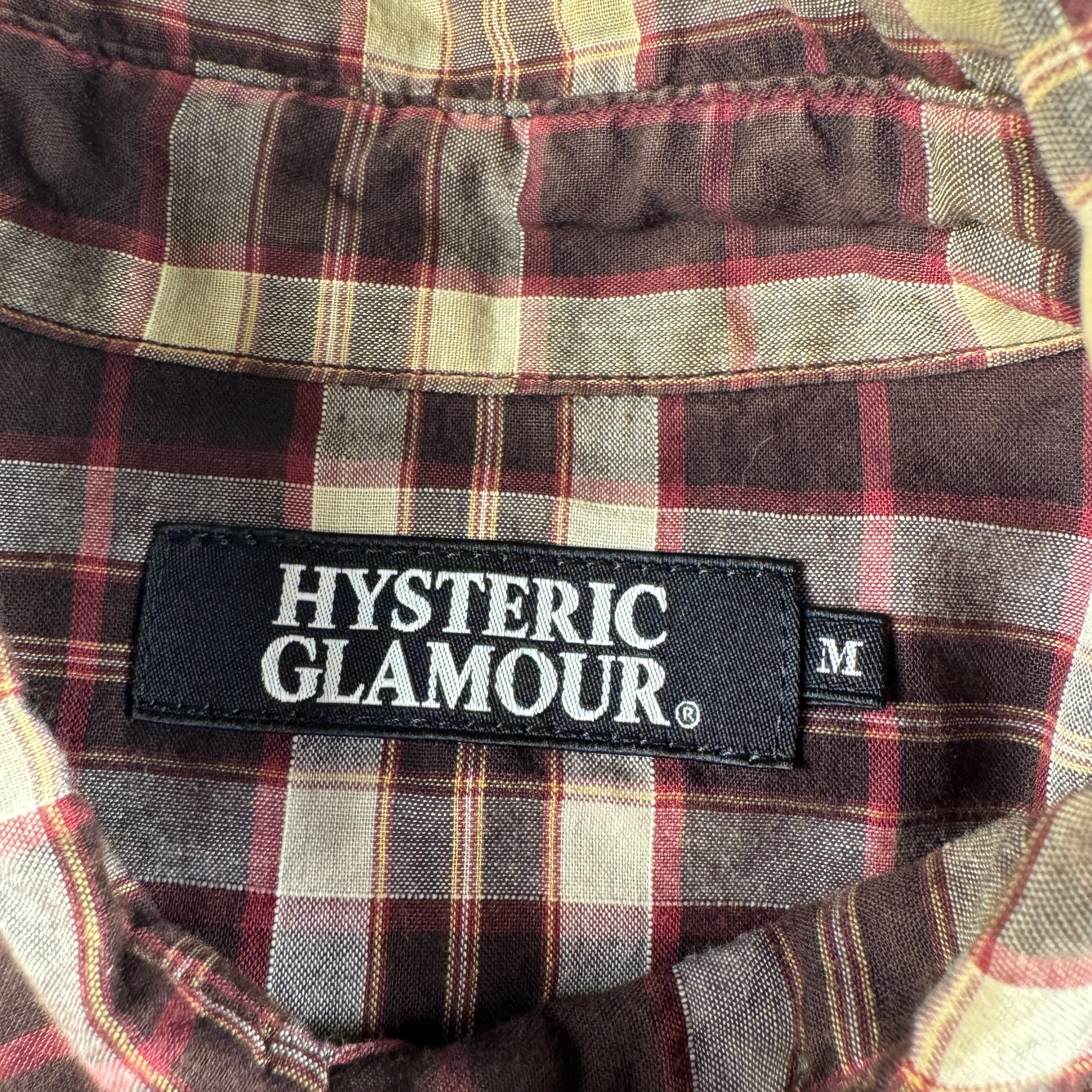 Hysteric Glamour Plaid Western L/S Shirt (M)