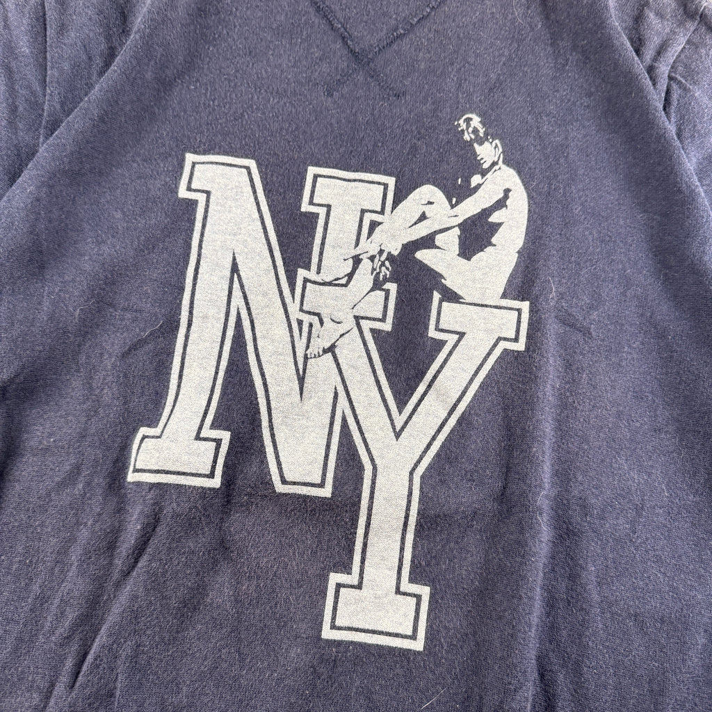 Hysteric Glamour Navy Knit Tee (M)