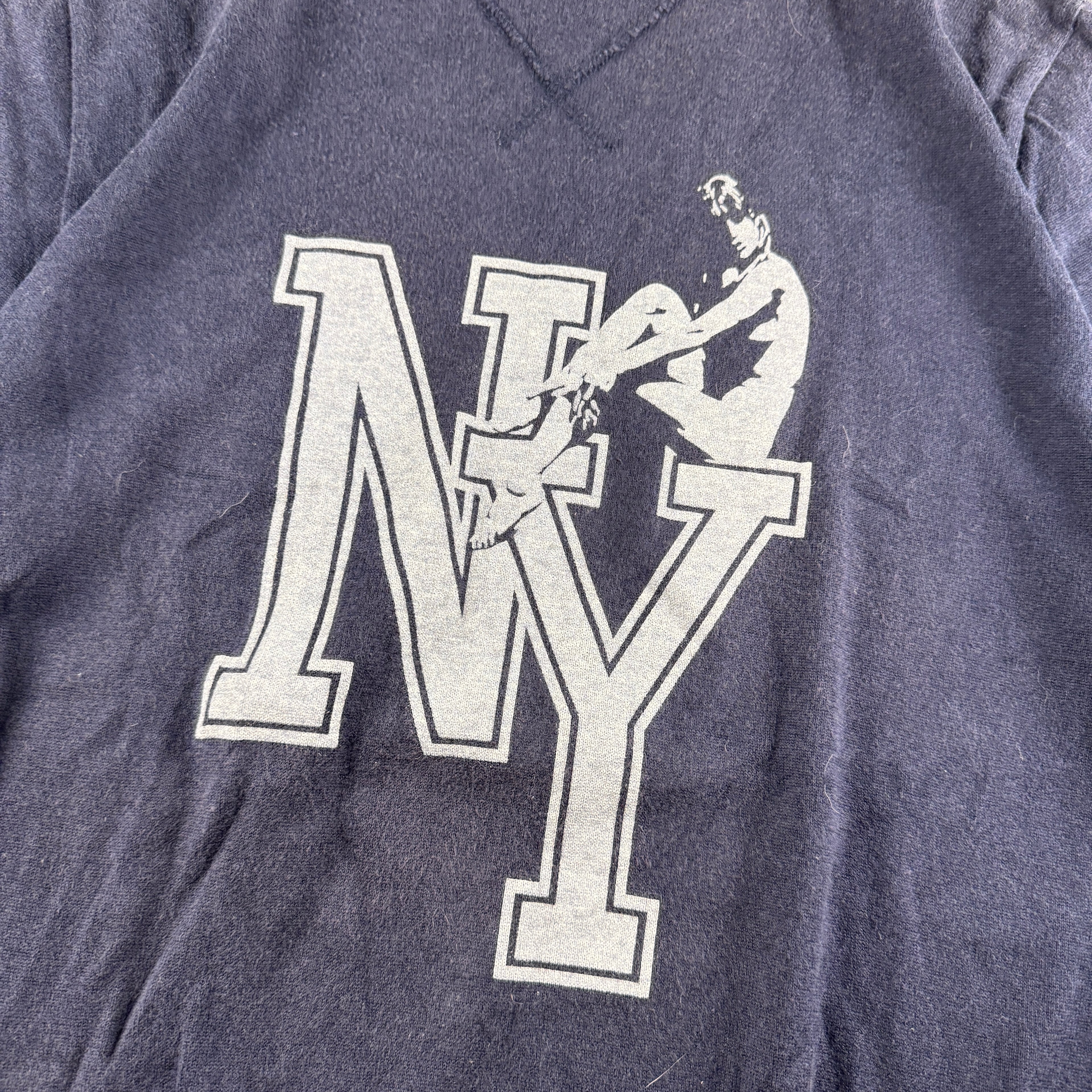 Hysteric Glamour Navy Knit Tee (M)