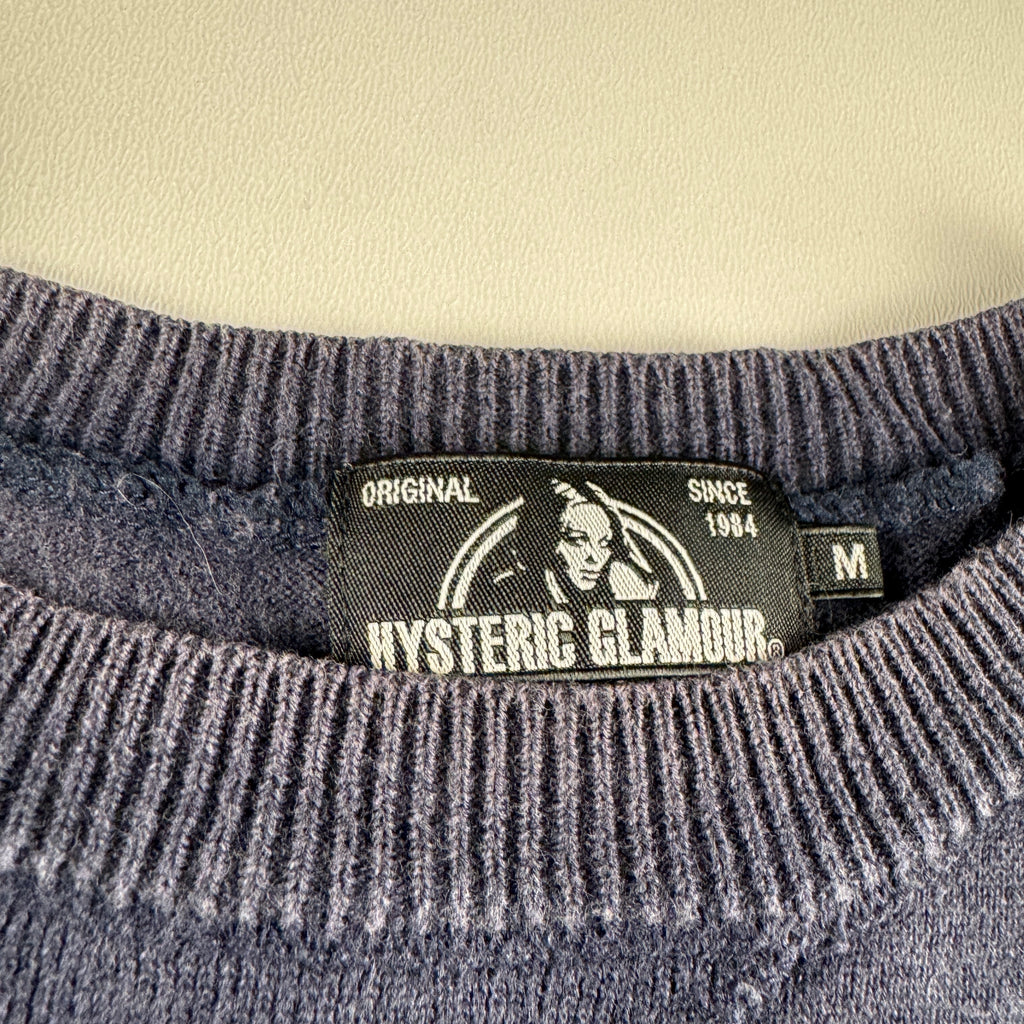 Hysteric Glamour Navy Knit Tee (M)
