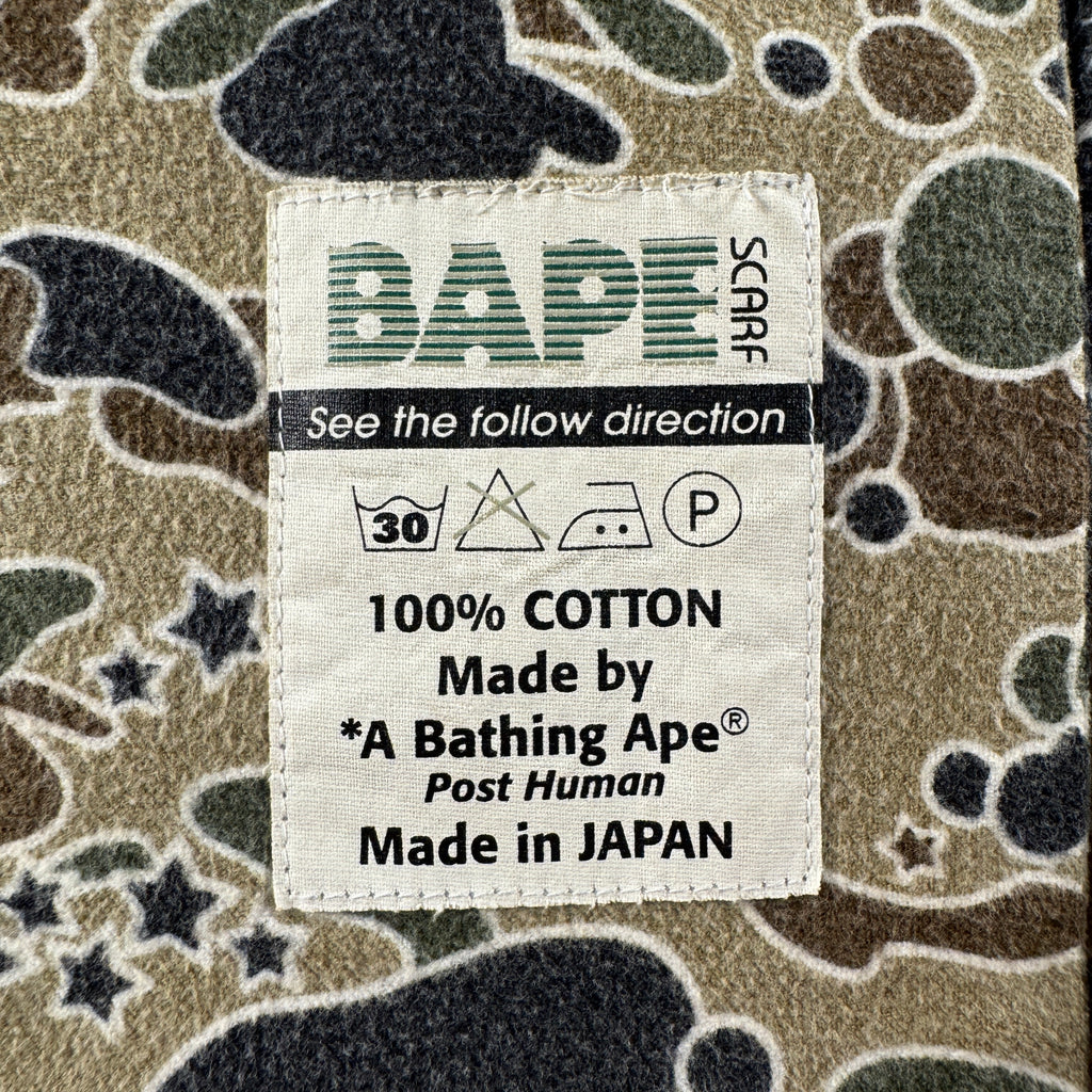 BAPE Vintage Camouflage Scarf