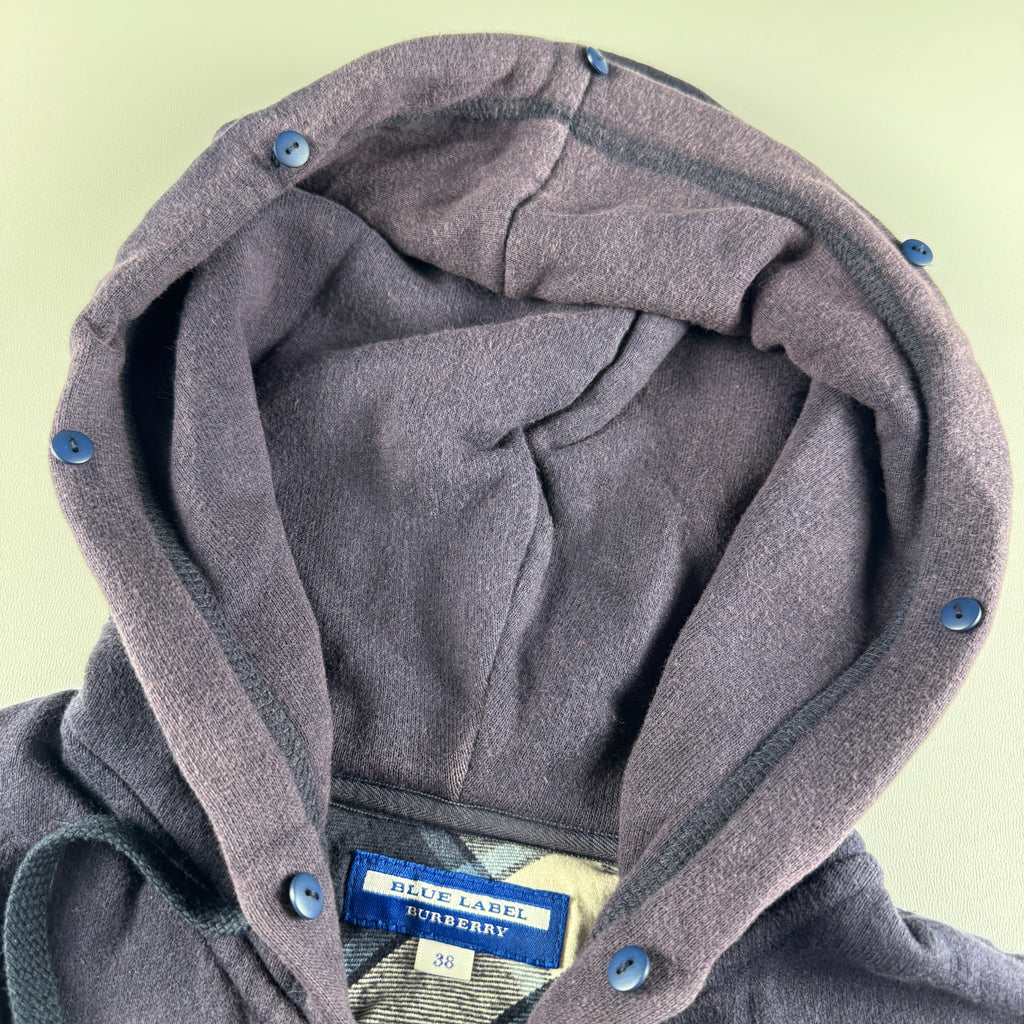 Burberry Blue Label Navy Zip Hoodie (M)