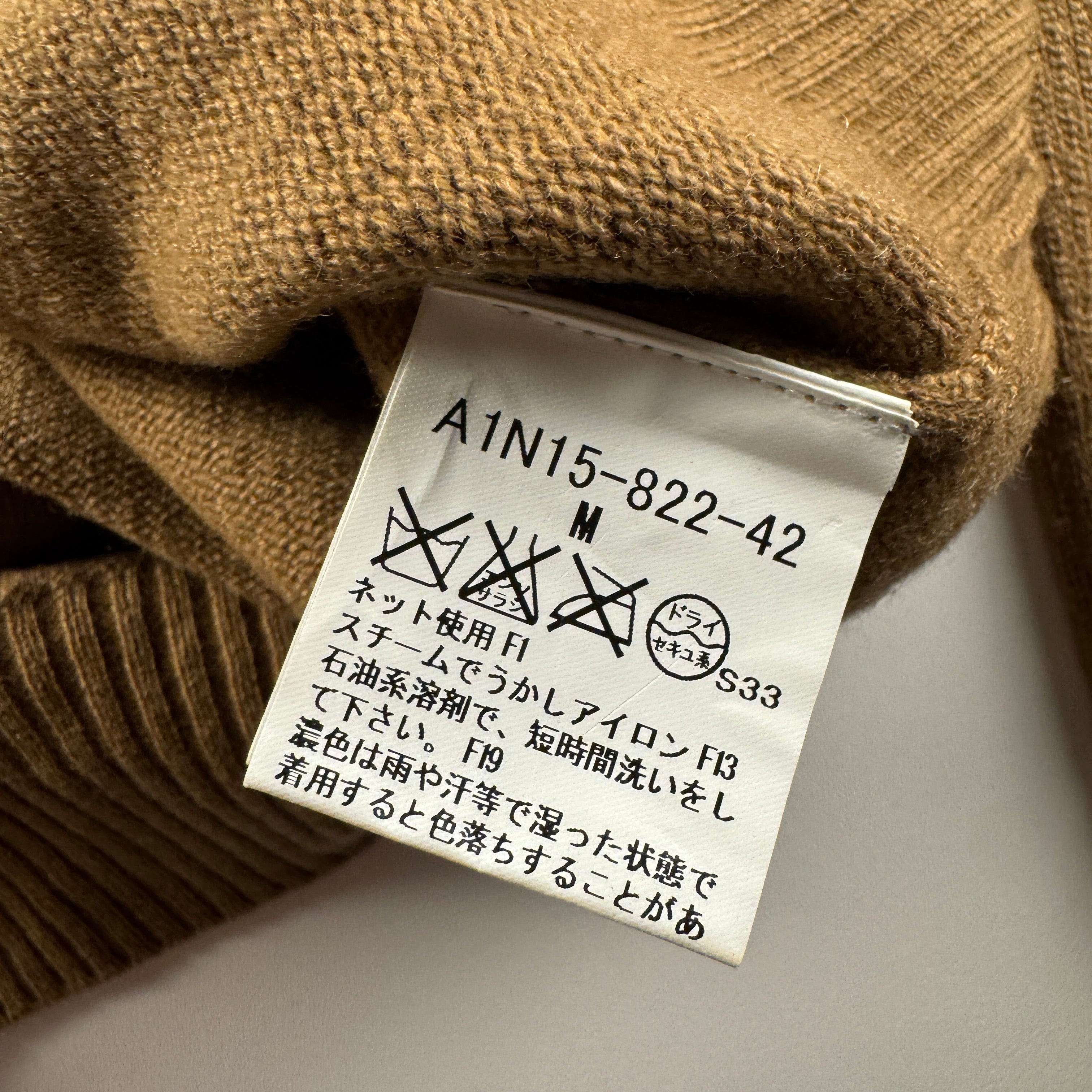 Burberry London Cashmere Brown Half Zip Sweater (M)