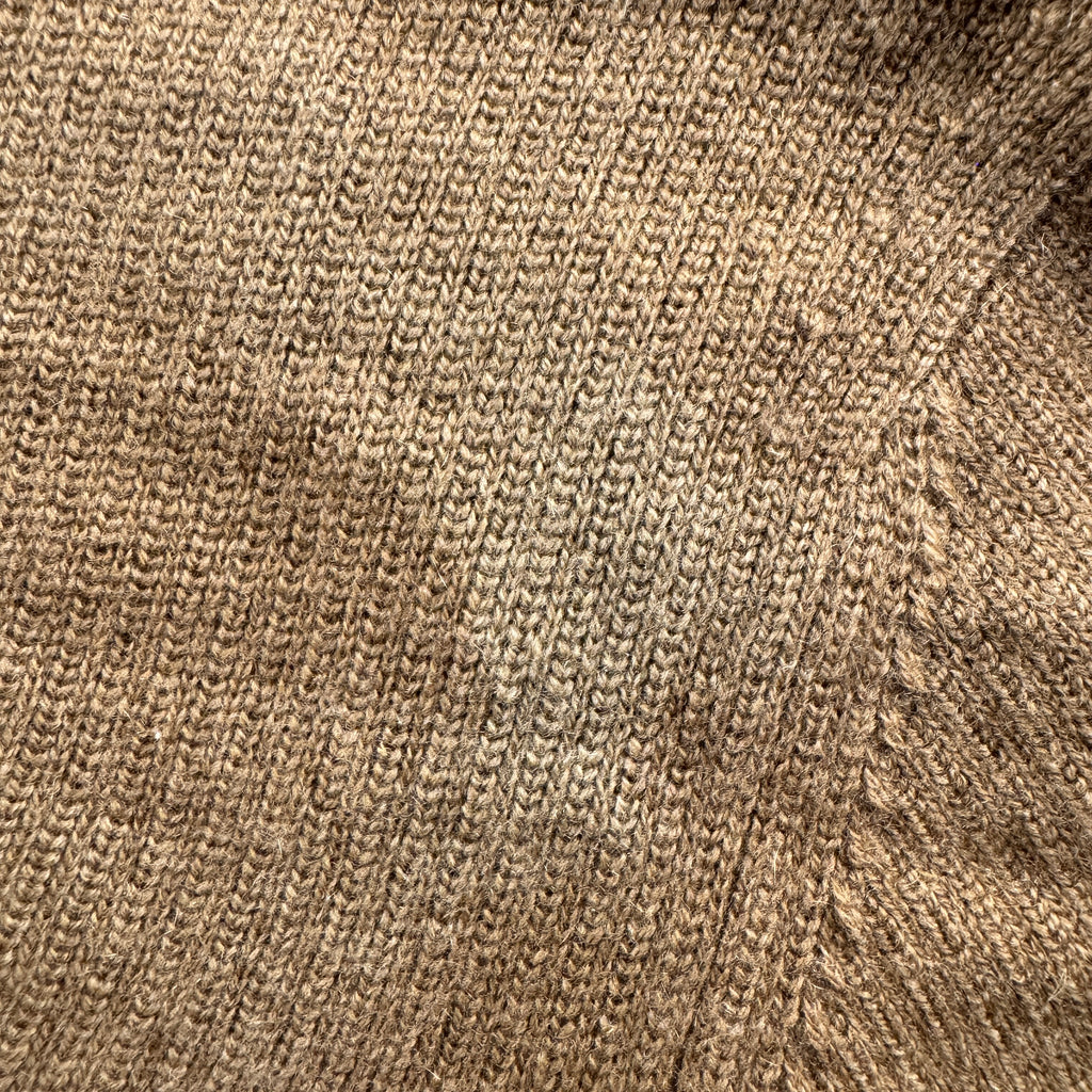 Burberry London Cashmere Brown Half Zip Sweater (M)