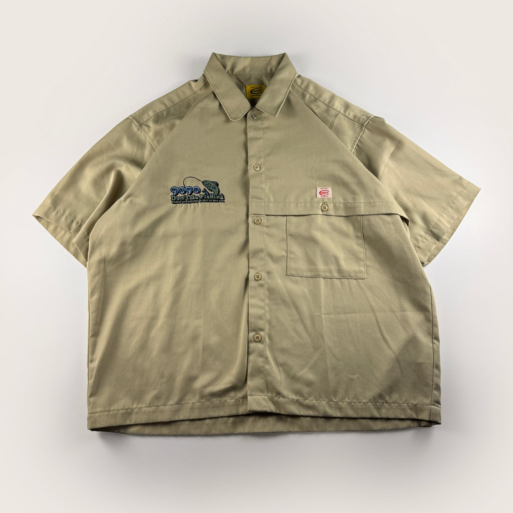 9090 x COWDEN Fishing Beige Shirt (L)
