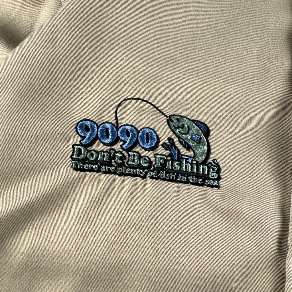 9090 x COWDEN Fishing Beige Shirt (L)