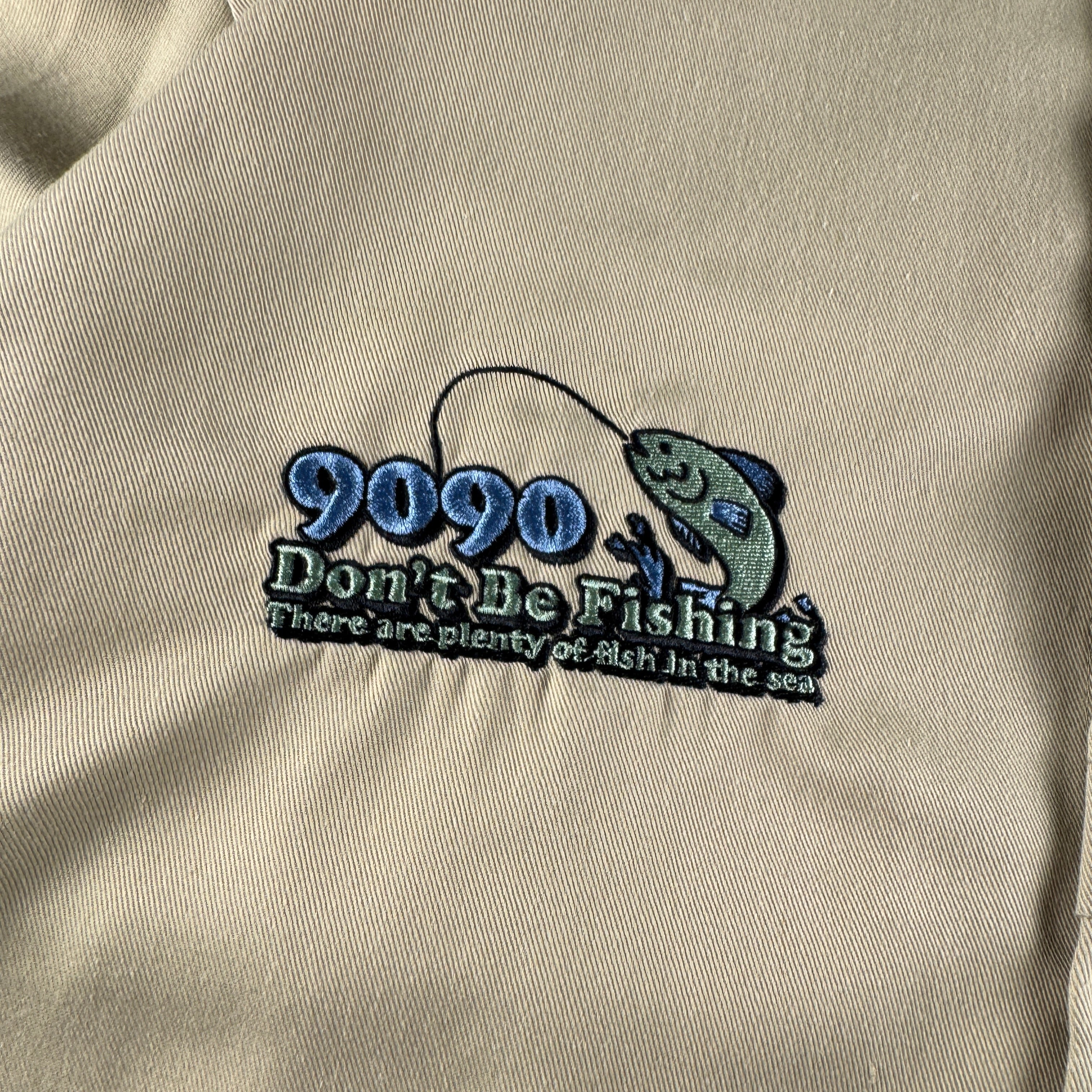9090 x COWDEN Fishing Beige Shirt (L)