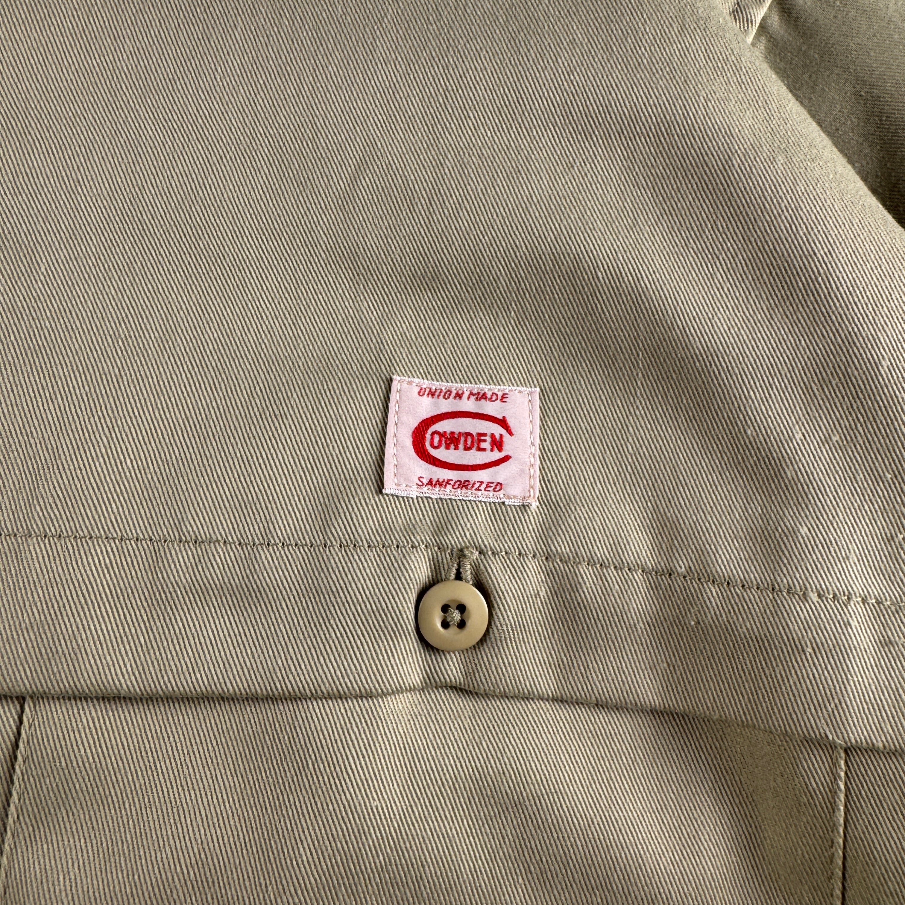 9090 x COWDEN Fishing Beige Shirt (L)