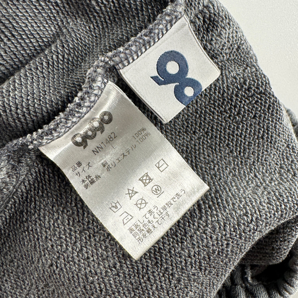 9090 King Logo Grey Sweat Short (L)