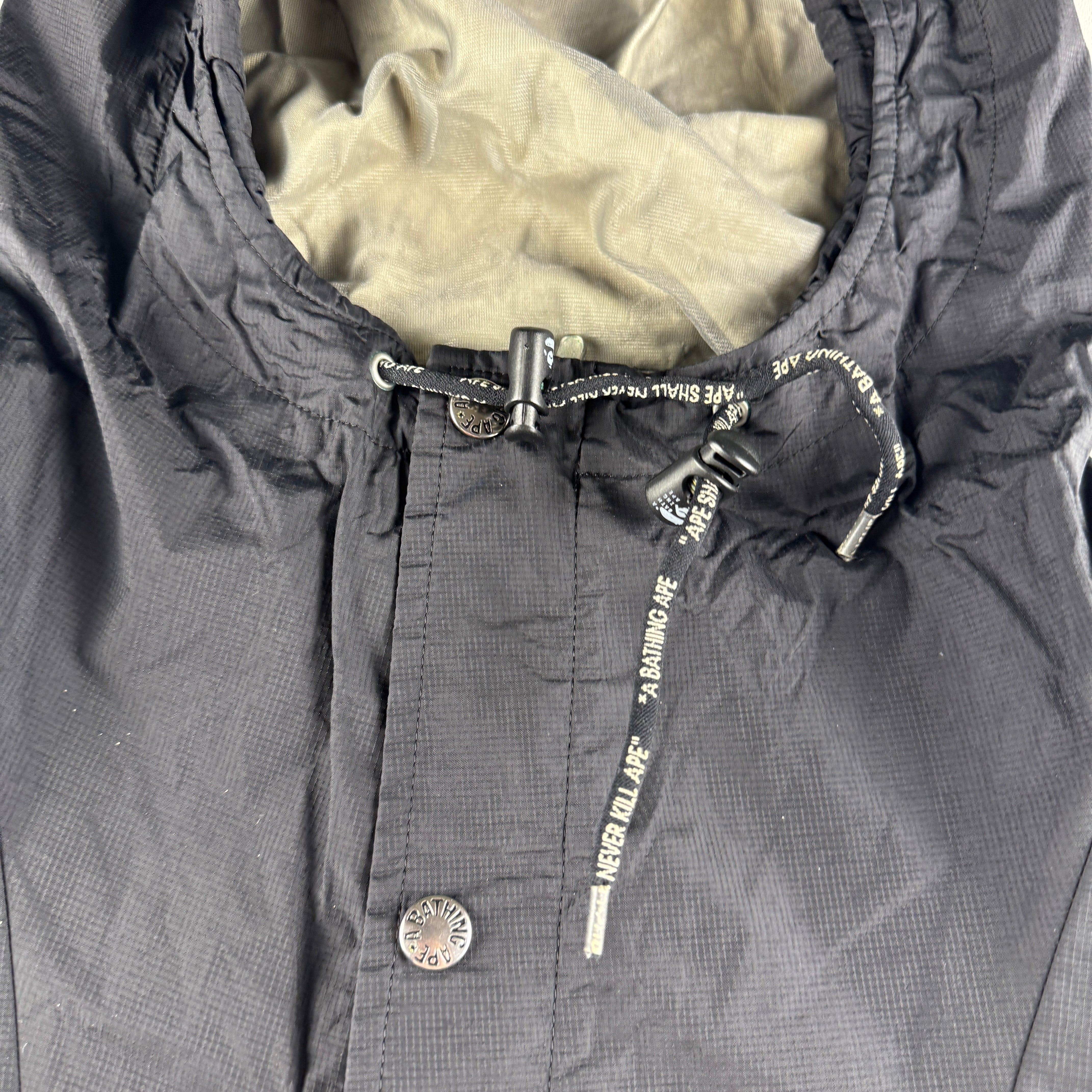 BAPE Gore-Tex Mountain Light Black Jacket (L/XL) – SUPERMARKETT