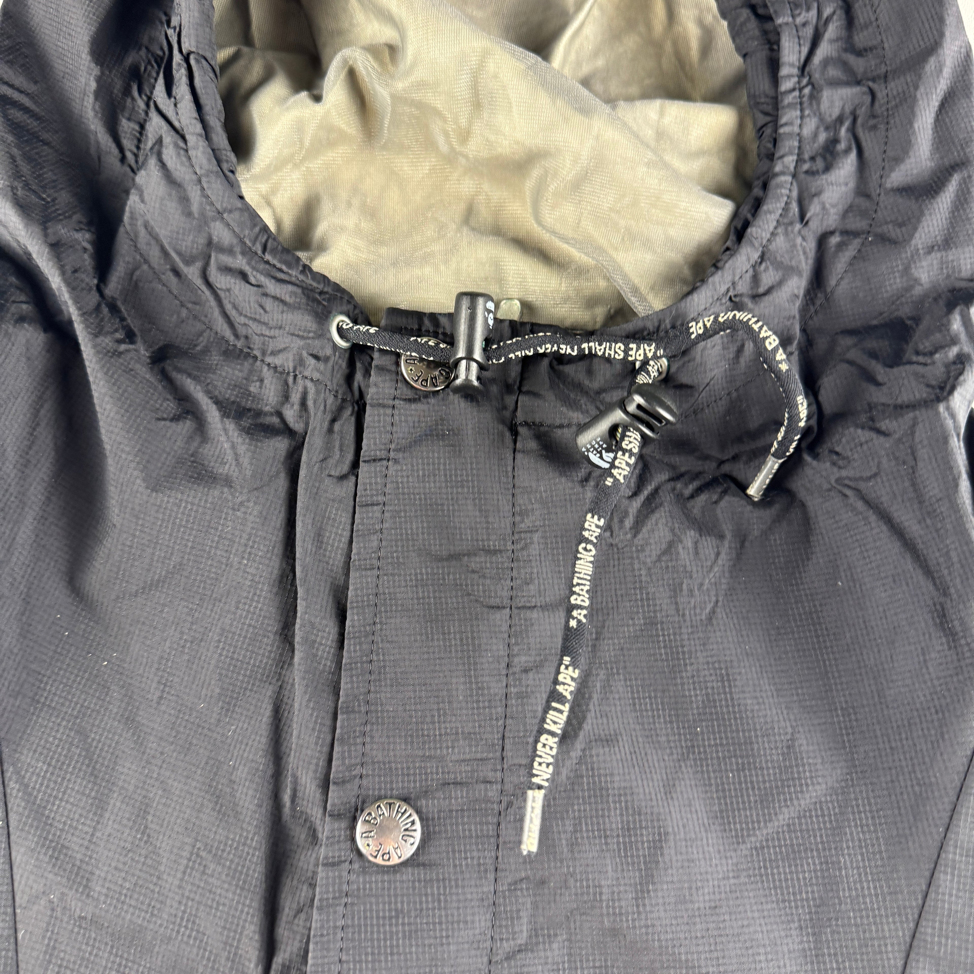 BAPE Gore-Tex Mountain Light Black Jacket (L/XL)